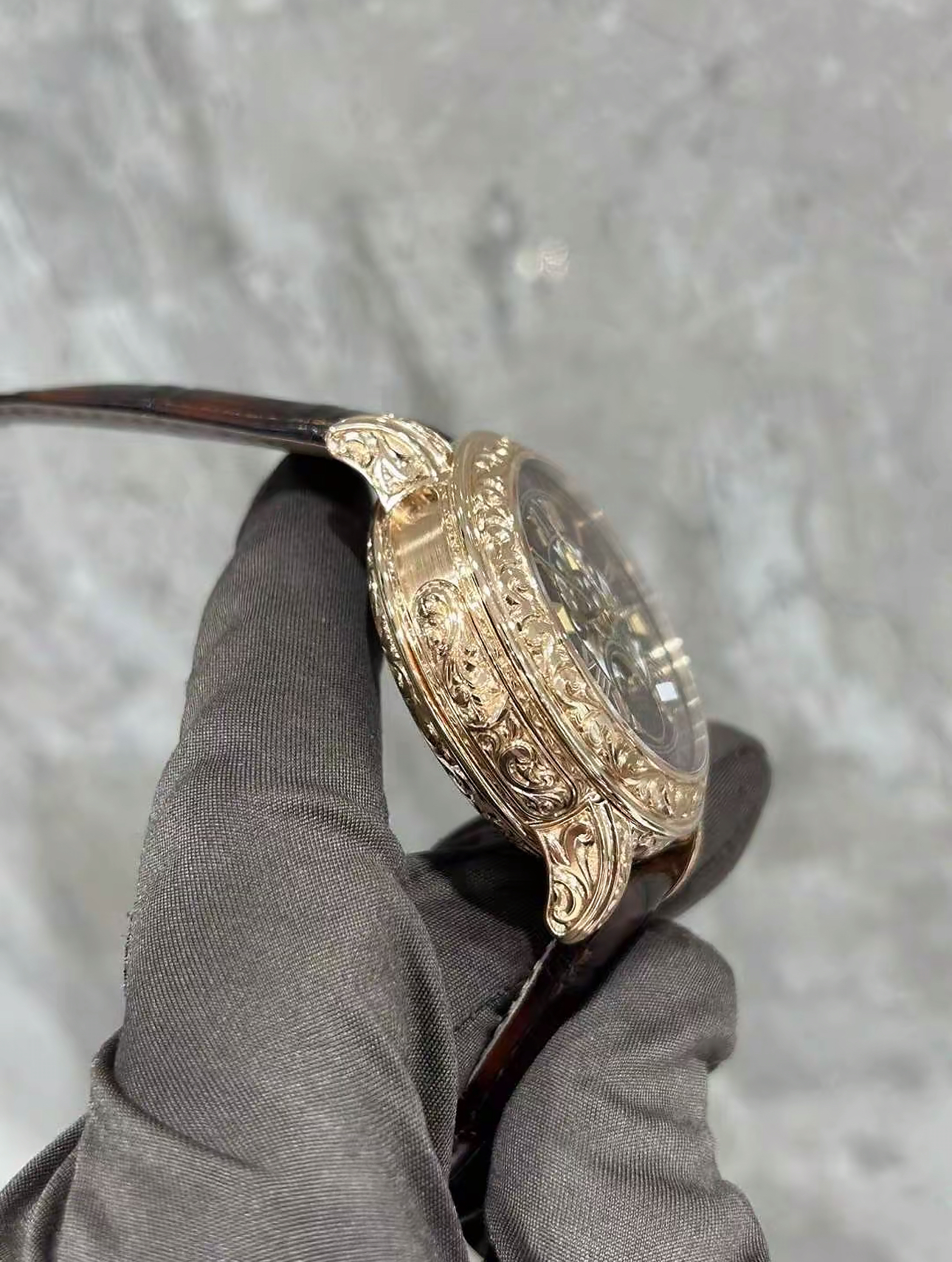 Patek Philippe Ref. 6002R-001 Super Clone Watch – Sky Moon Tourbillon Rose Gold Fake Replica