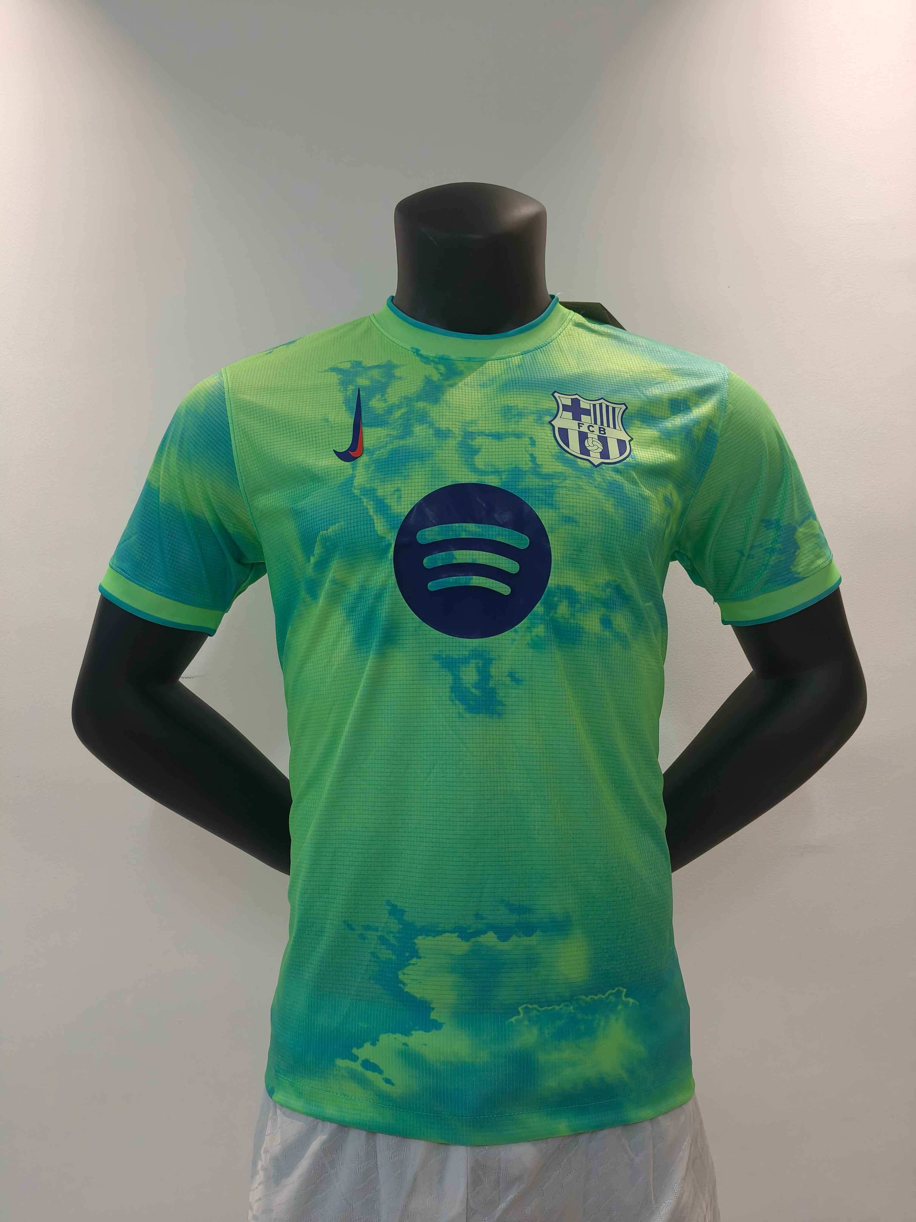 24/25 Barcelona Green Special Edition Football Shirt-mysite Custom Football Kit- Nextkits