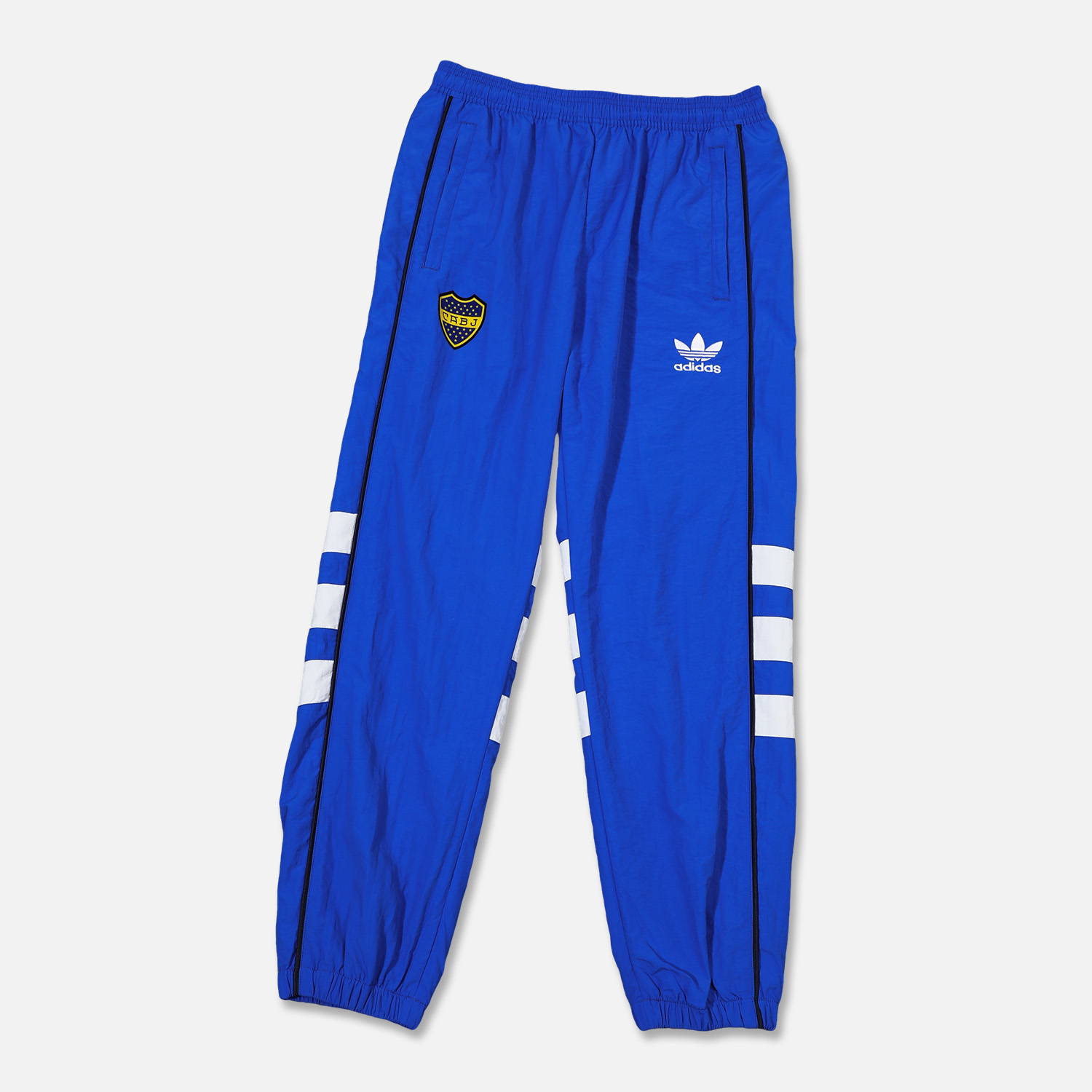 Higojerseys-Boca Juniors 24-25 Blue Throwback Windbreaker Suit - Jackets & Pants