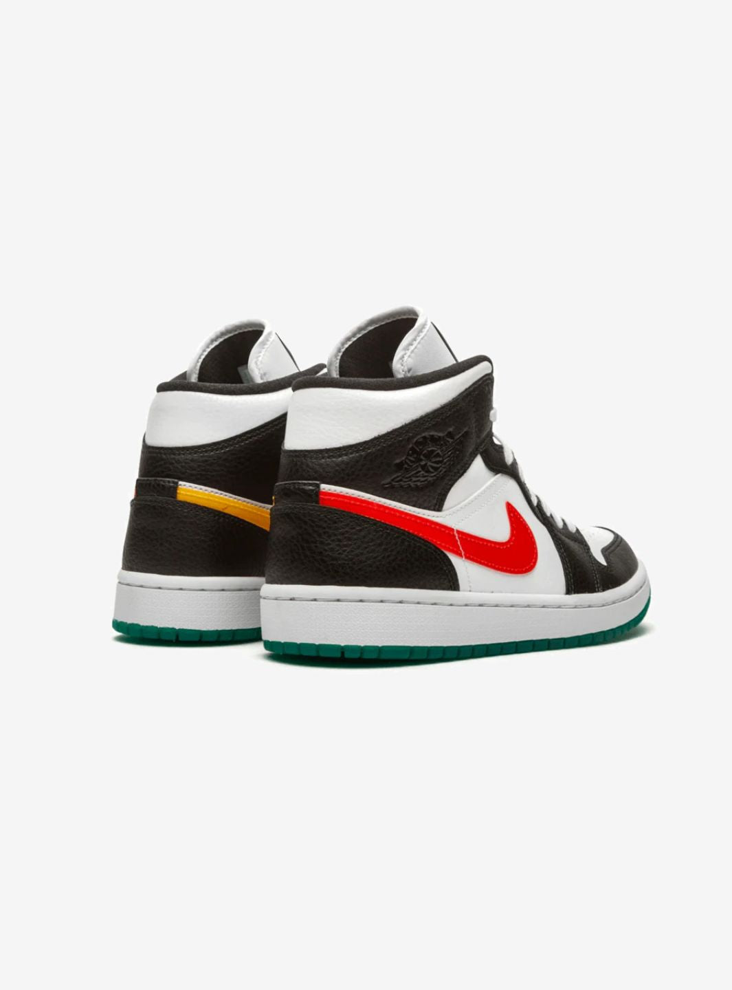 Air Jordan 1 Mid Alternate Swooshes Red Yellow、JORDAN、Cacoeks