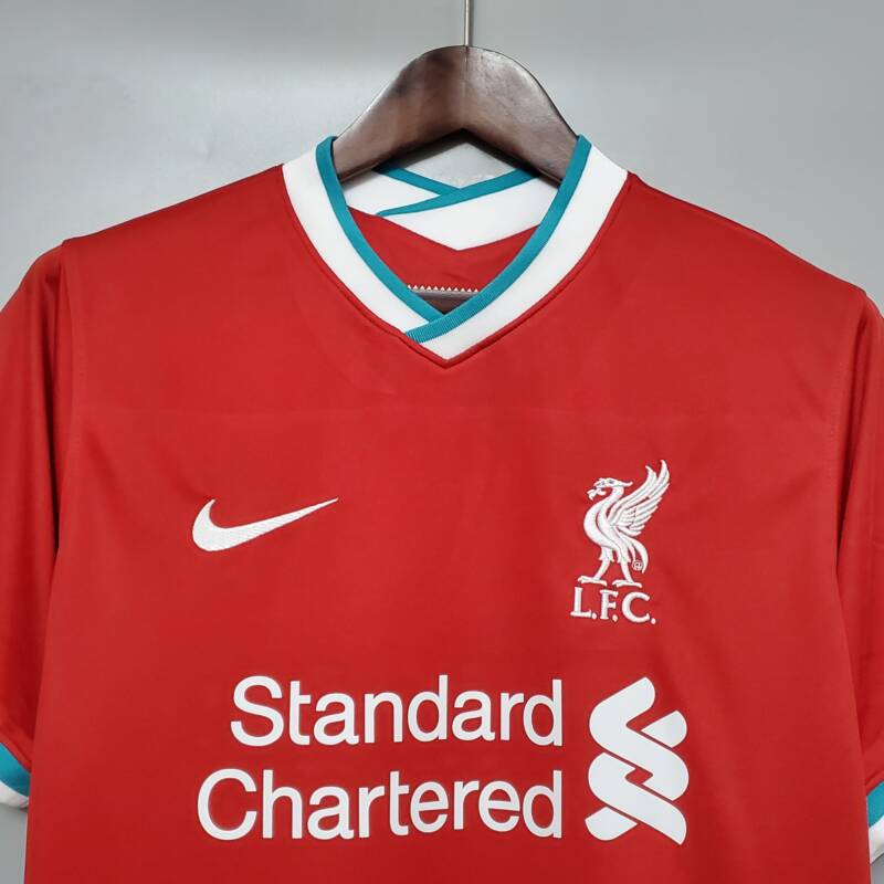 Higojerseys-Retro Liver.pool 20-21 Home Stadium Jersey - Fans Version