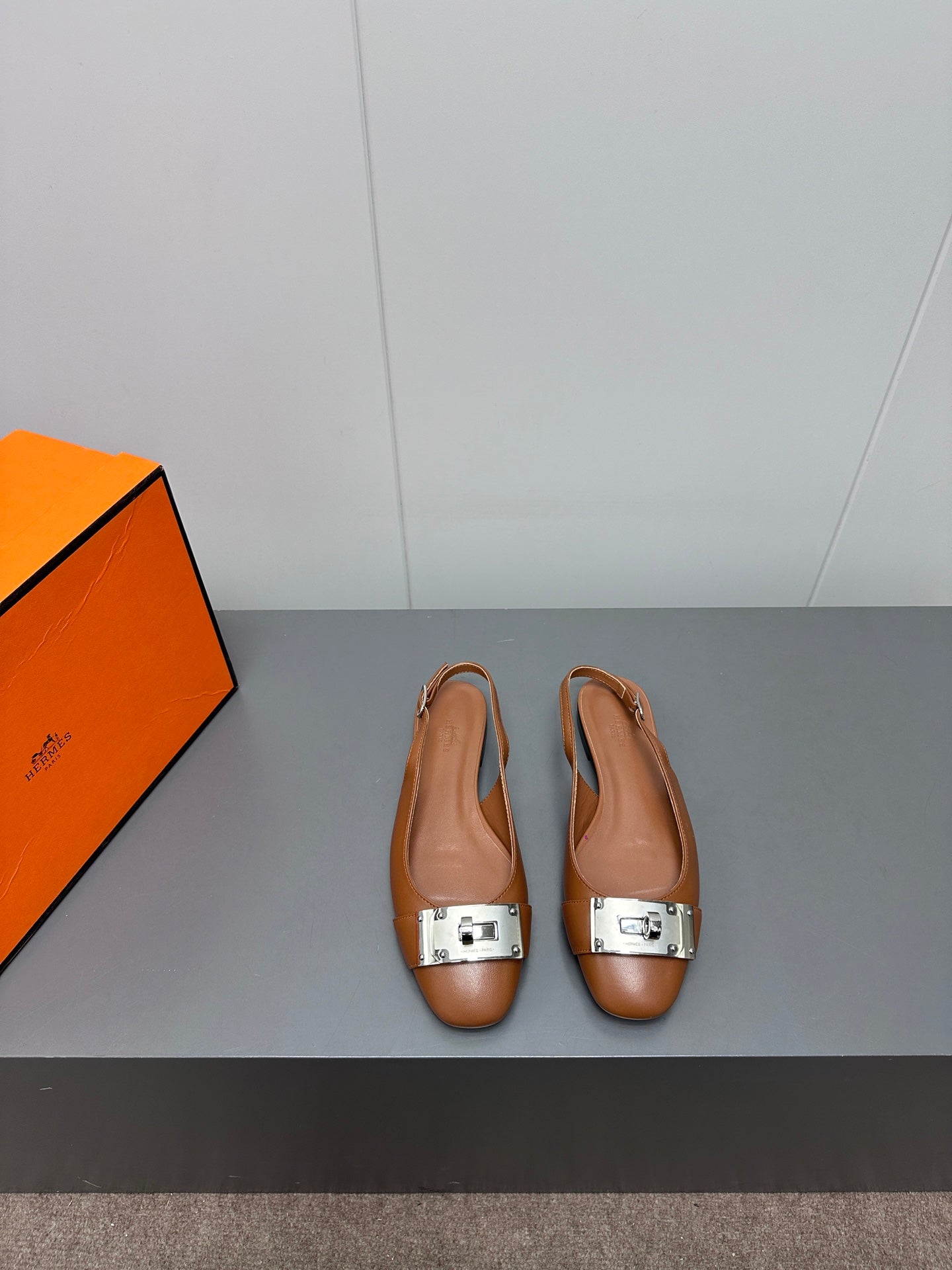 INNOCENTE SLINGBACK IN BRONZE BROWN CALFSKIN、mysite、Cacoeks