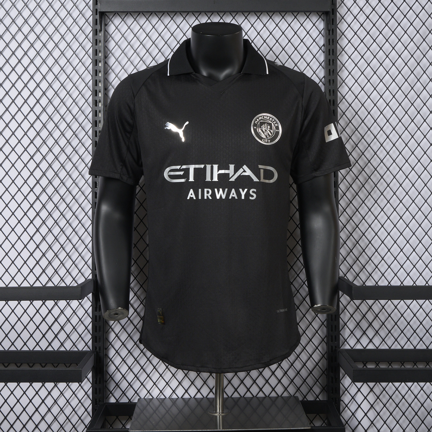 UltraTrikot-Manchester City 25-26 Away Black Jersey - Player Version