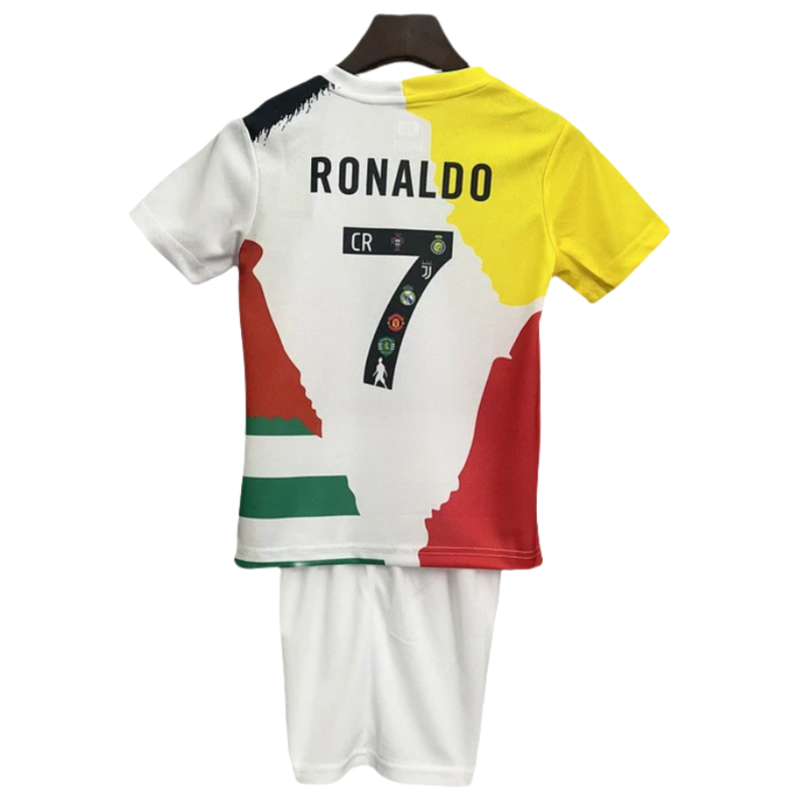 Cristiano Ronaldo Commemorative Edition Kids Kits Jersey+Shorts: Ajax 24-25 Home Stadium Jersey - Fans Version mysite: Adidas luxuryfootballshirts.com: https://www.luxuryfootballshirts.com/