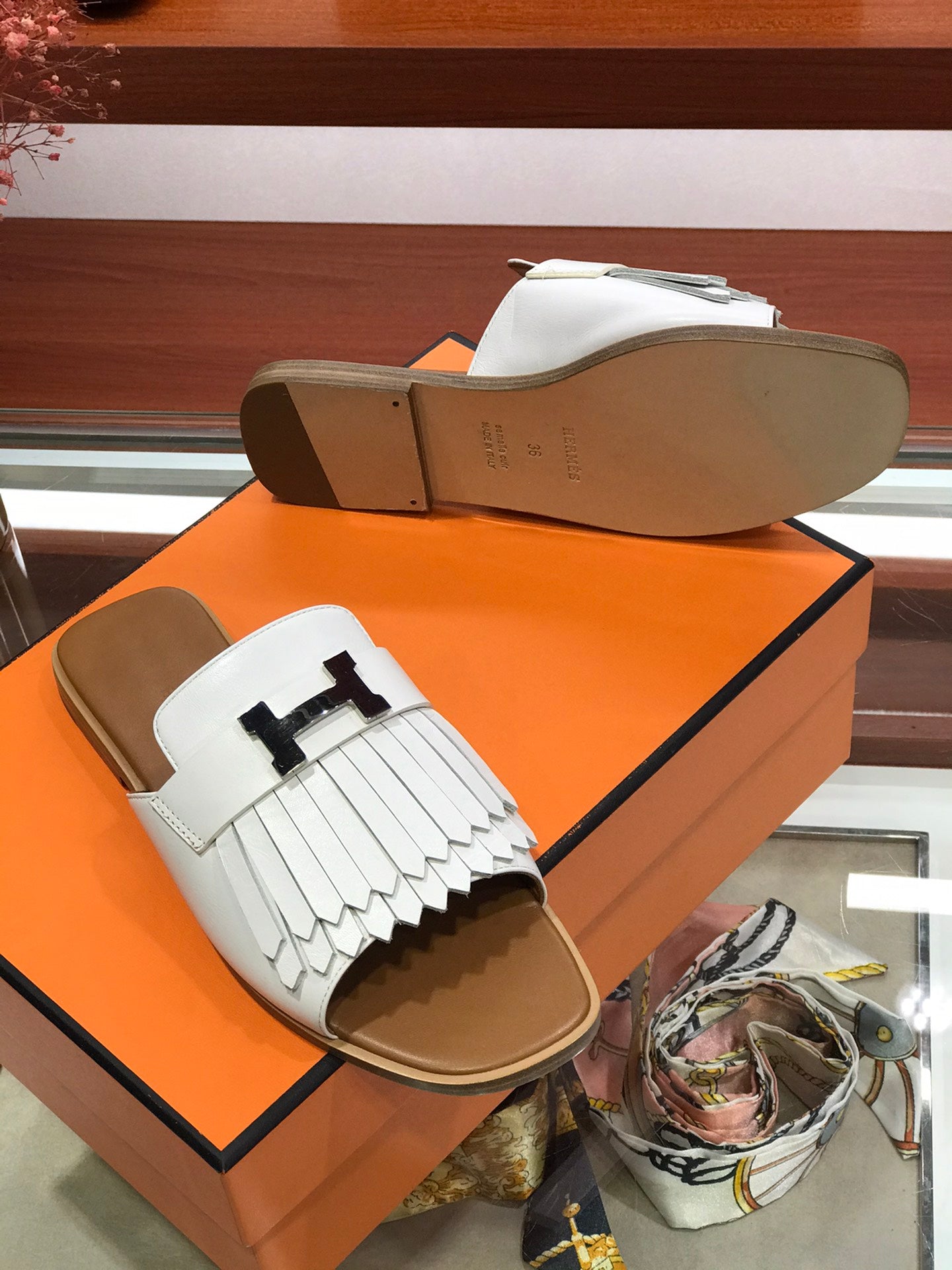 ROYAL SANDAL CARAMEL MIX WHITE LAMBSKIN、mysite、Cacoeks