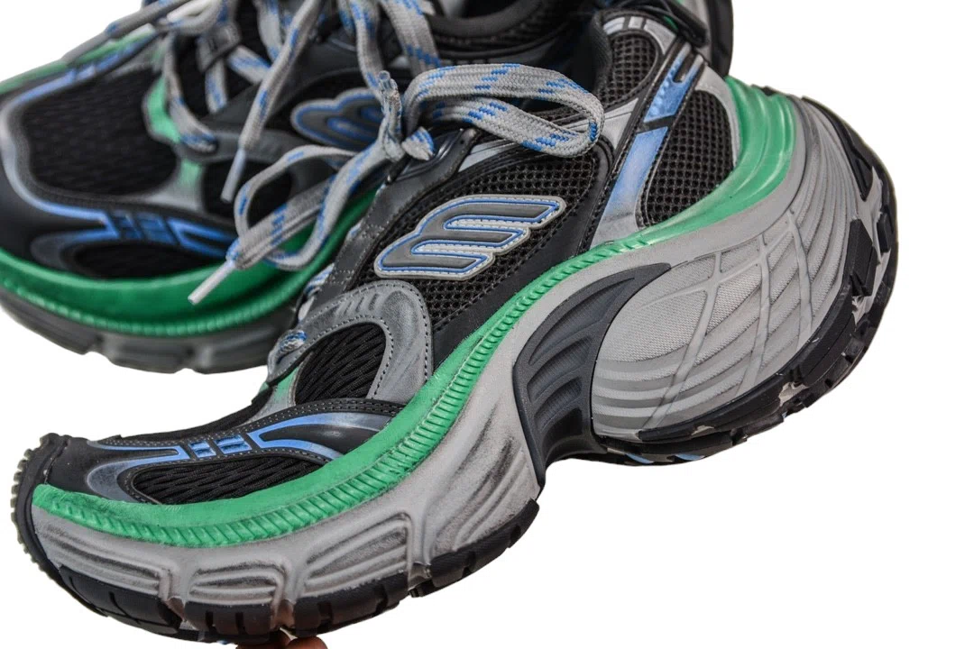 Balenciaga 10XL Sneaker In Black Grey Blue Green、mysite、Cacoeks