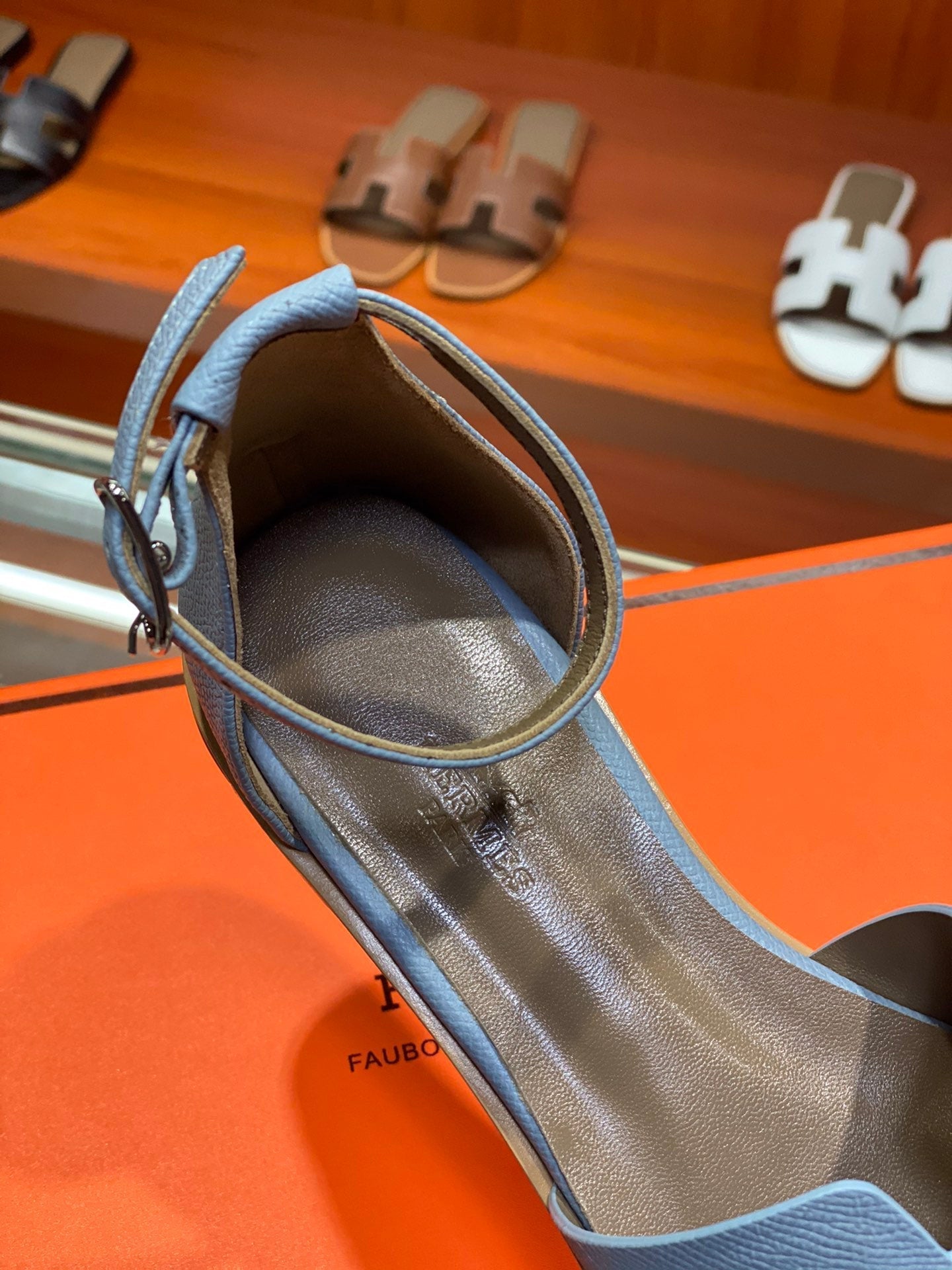 SANTORINI SANDAL SAPPHIRE CALFSKIN、mysite、Cacoeks