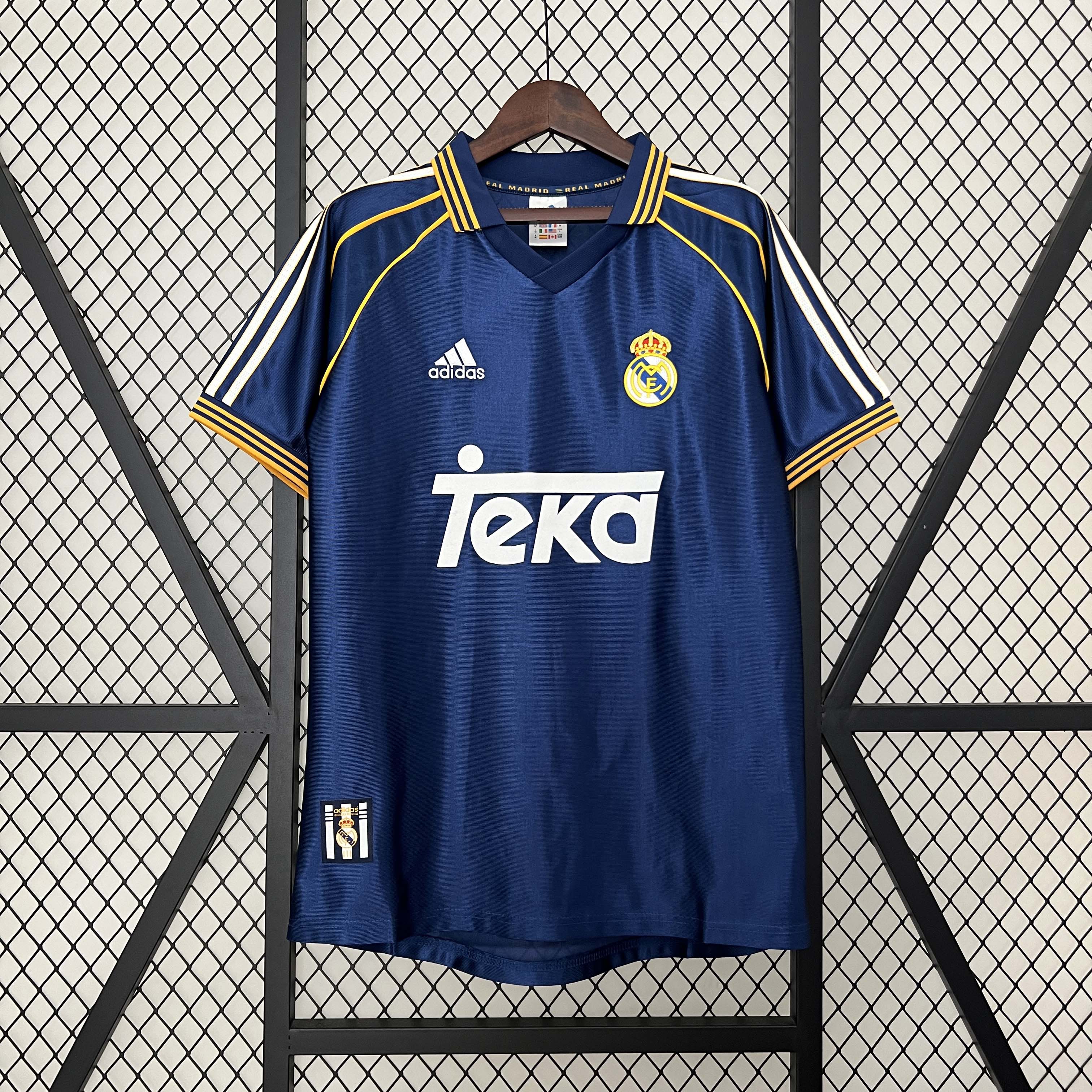 1998/2000 Retro Real Madrid Third Away Football Shirt 1:1 Thai Quality:football jersey mysite: unitedjerseyfootball 邓江浪:football