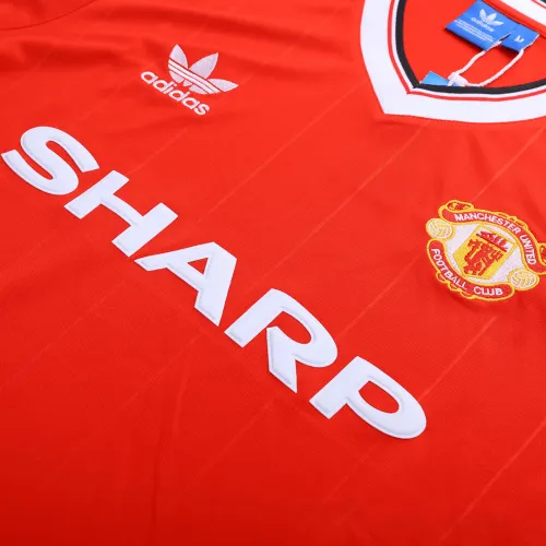 82-84 Manchester United home soccer jersey- Retro version: Ajax 24-25 Home Stadium Jersey - Fans Version mysite: Adidas luxuryfootballshirts.com: https://www.luxuryfootballshirts.com/