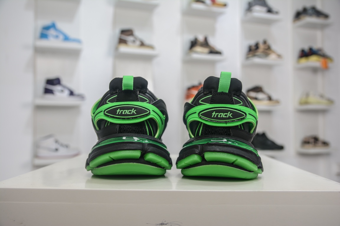 Balenciaga Track Trainer Black Fluo Green、mysite、Cacoeks
