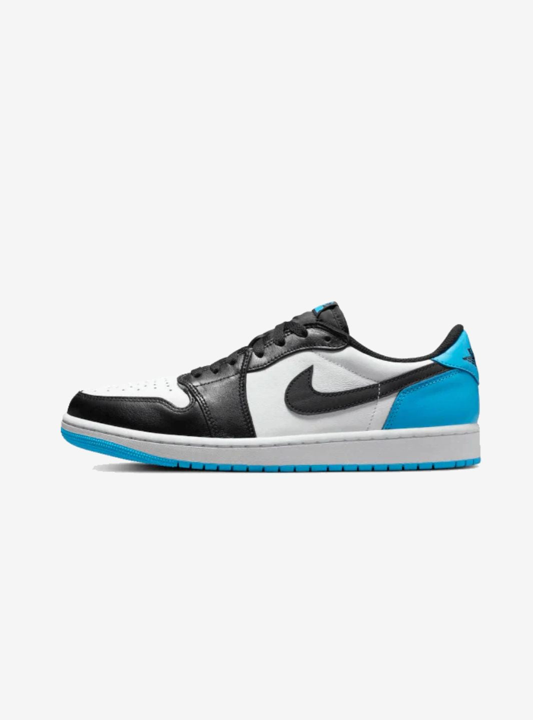 Air Jordan 1 Retro Low OG Black Dark Powder Blue、JORDAN、Cacoeks