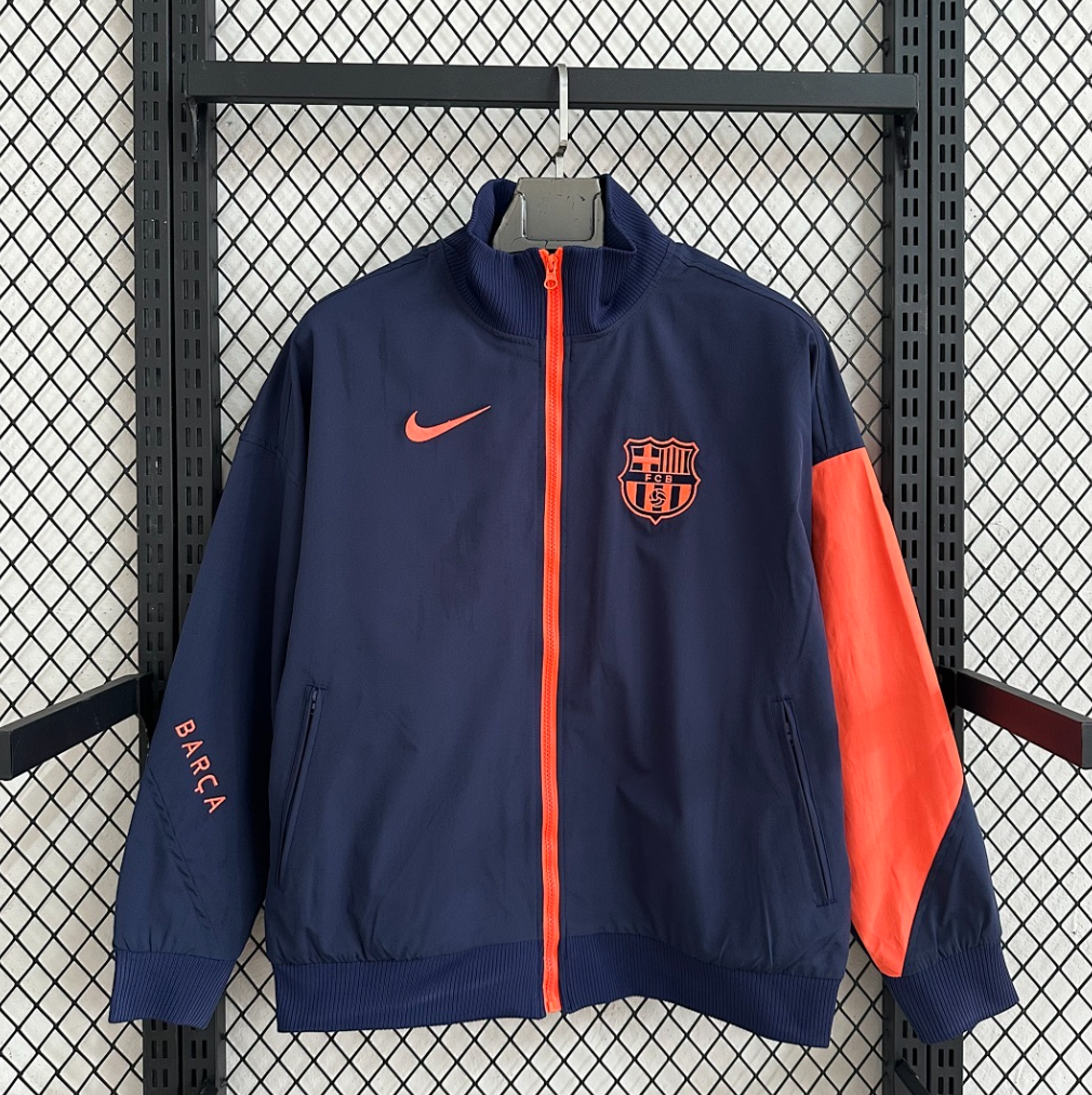 2025/2026 Barcelona Jacket Windbreaker 1:1 Thai Quality:football jersey mysite: unitedjerseyfootball 邓江浪:football
