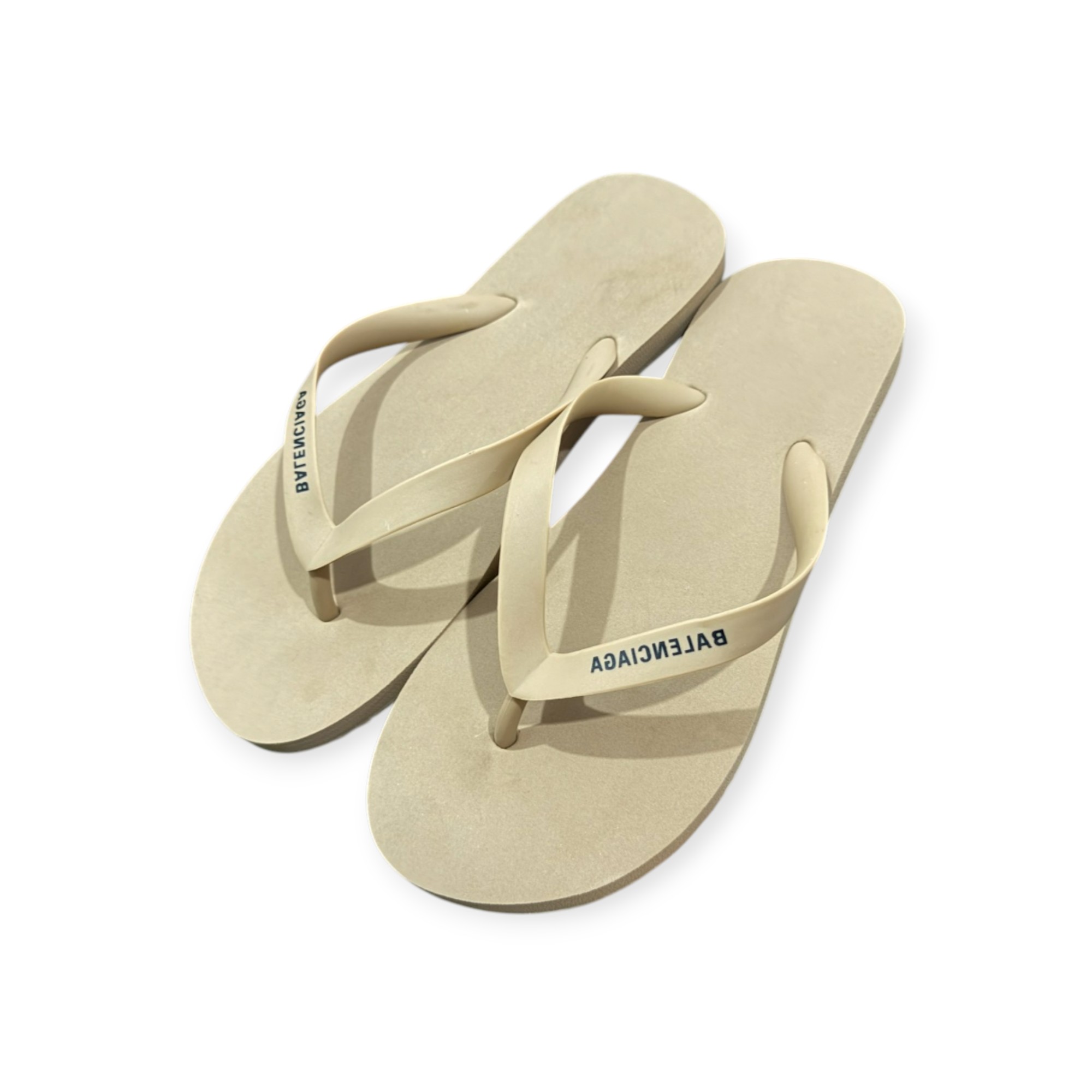 Balenciaga Thong Sandal in Beige、mysite、Cacoeks