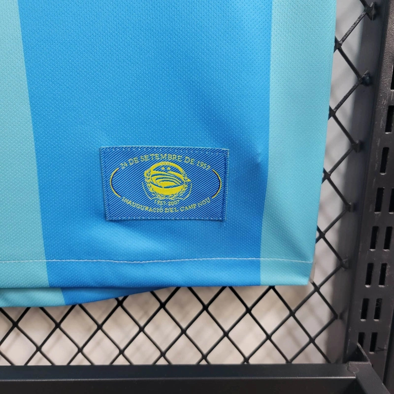 ManixJersey.com | Retro Barcelona 07-08 Away Stadium Jersey -Customize Name, Number and Patch | Worldwide Shipping