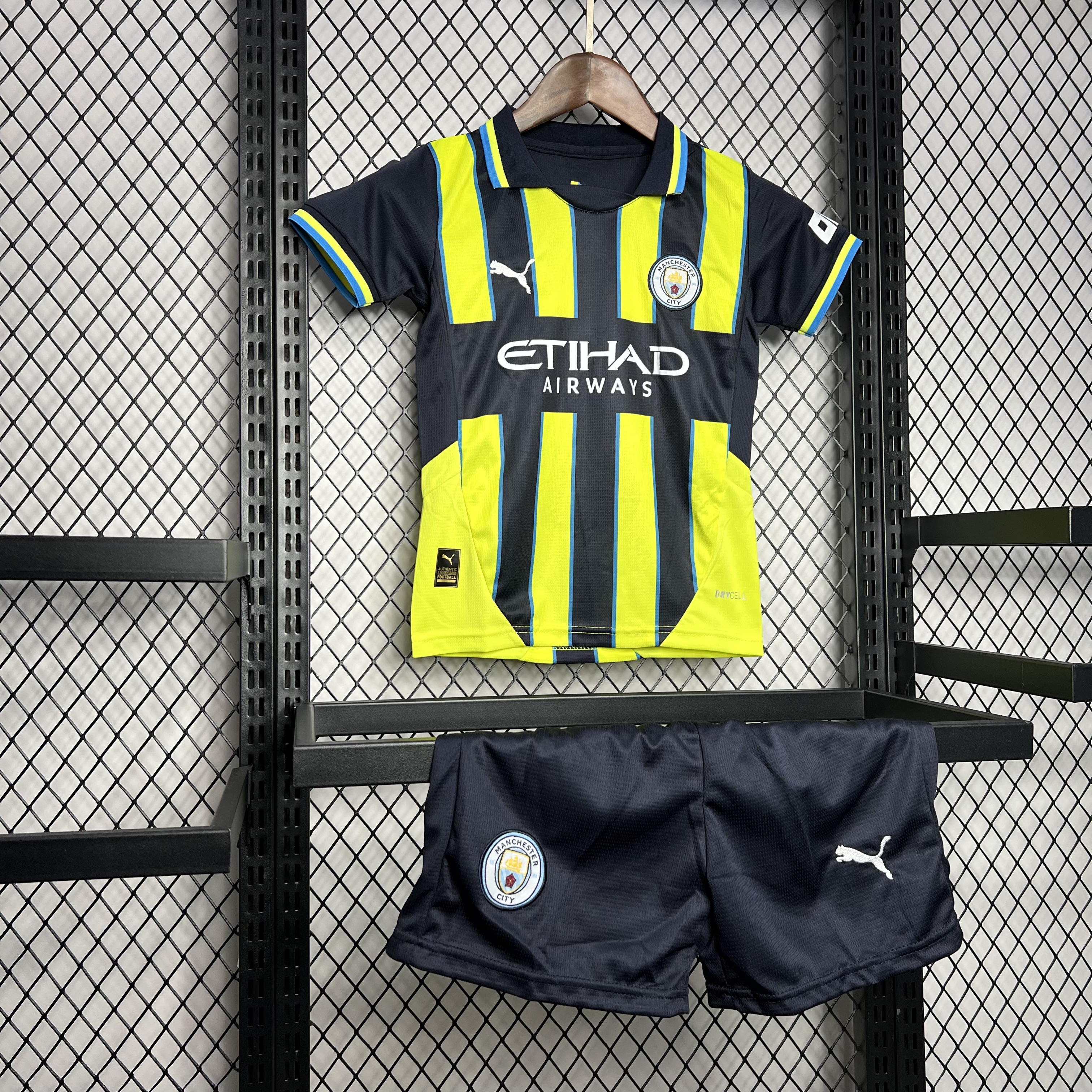 ManixJersey.com | Manchester City 24-25 Away Kids Kit -Customize Name, Number and Patch | Worldwide Shipping
