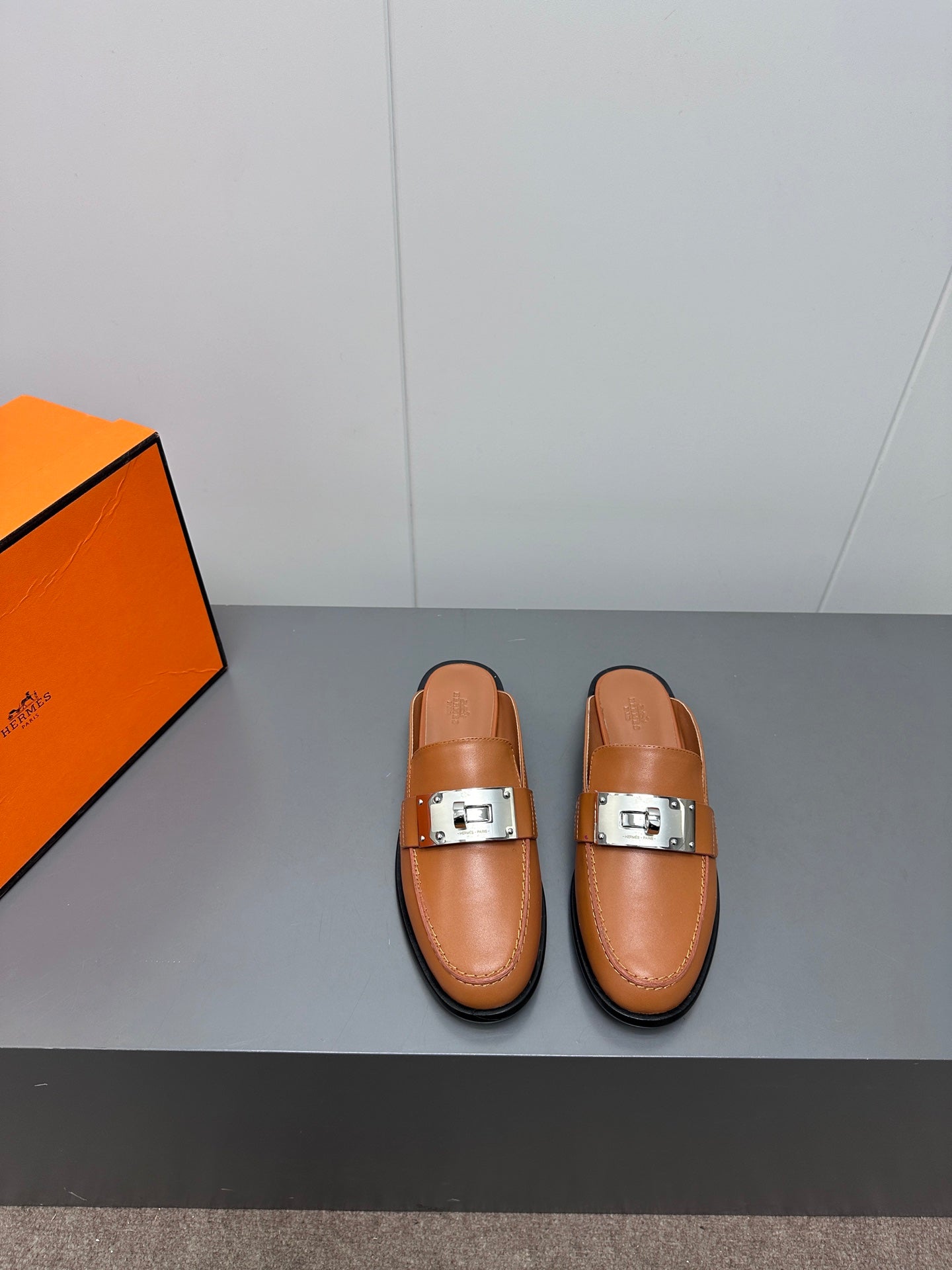 0Z MULE IN BRONZE BROWN LAMBSKIN、mysite、Cacoeks