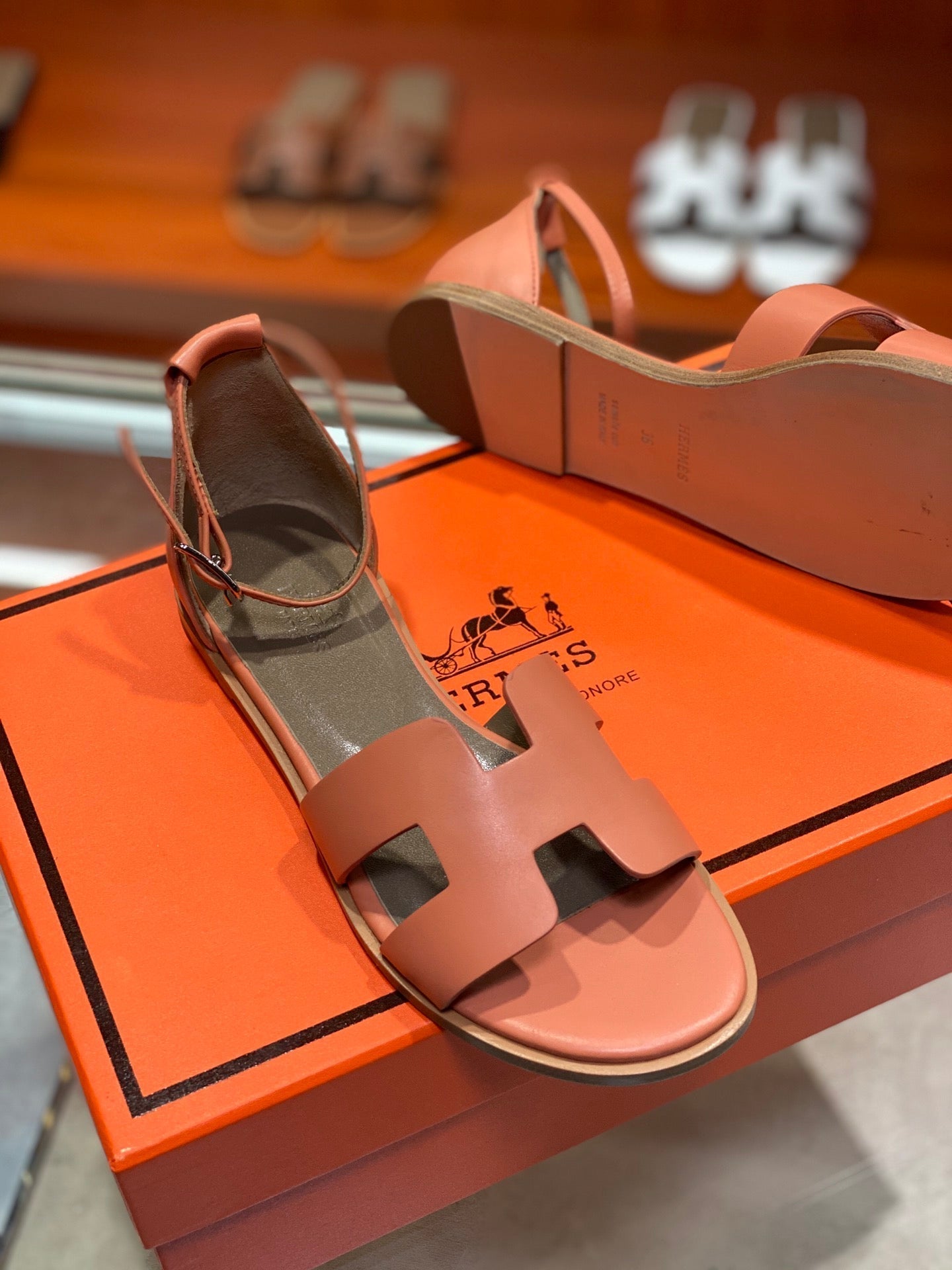 SANTORINI SANDAL FIRE CALFSKIN、mysite、Cacoeks