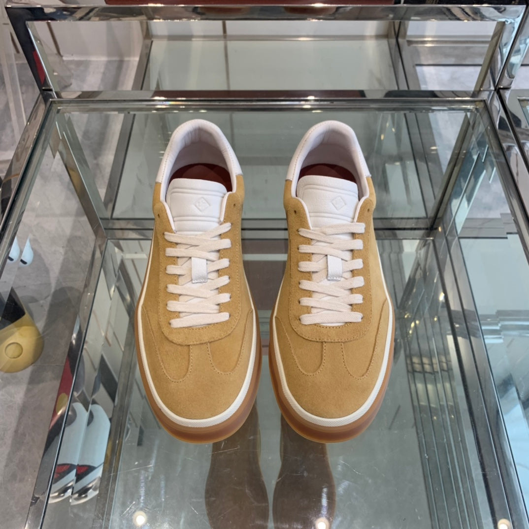 LP TENNIS WALK SNEAKERS CAMEL SUEDE、mysite、Cacoeks