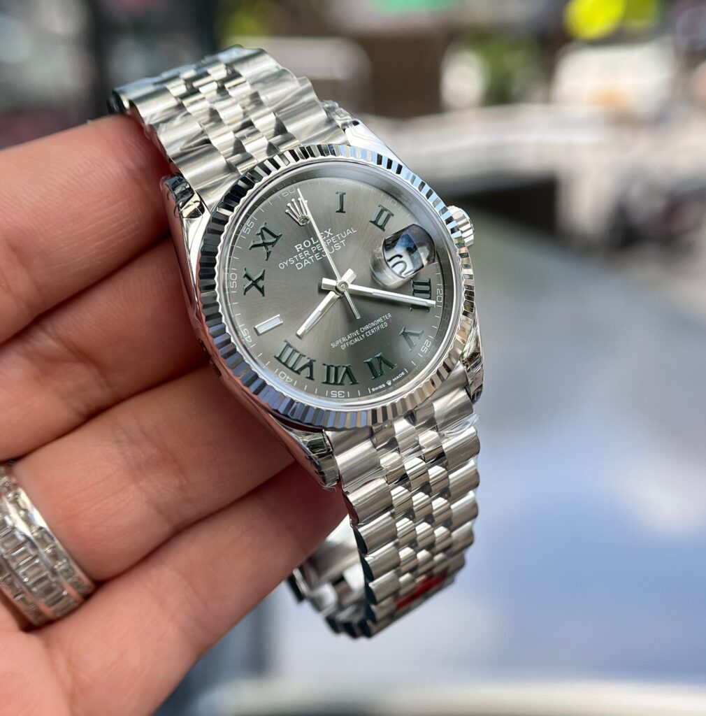 Đồng Hồ Rolex Datejust 126234 Mặt Số Wimbledon Replica 11 VSF 36mm (3)