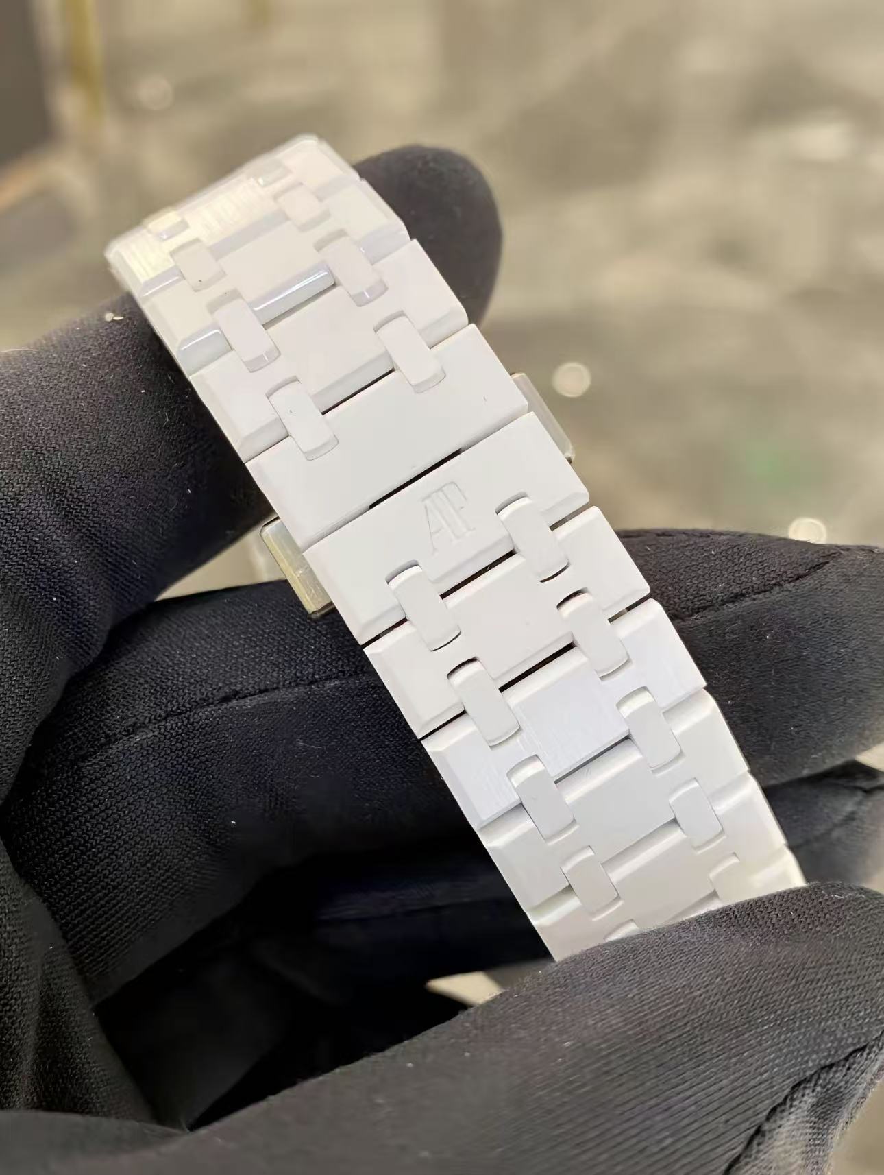 Audemars Piguet Royal Oak 26579CB.OO.1225CB.01 Super Clone Watch – White Ceramic Perpetual Calendar Replica