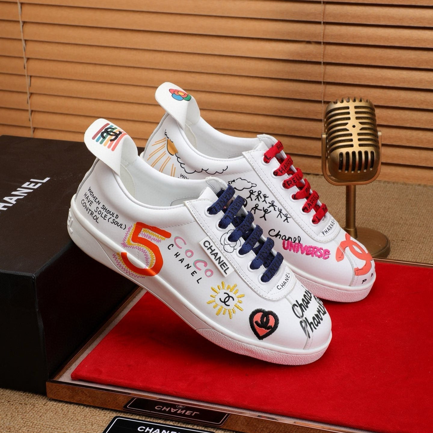 CC COCO SNEAKERS IN COLORFUL CALFSKIN、mysite、Cacoeks