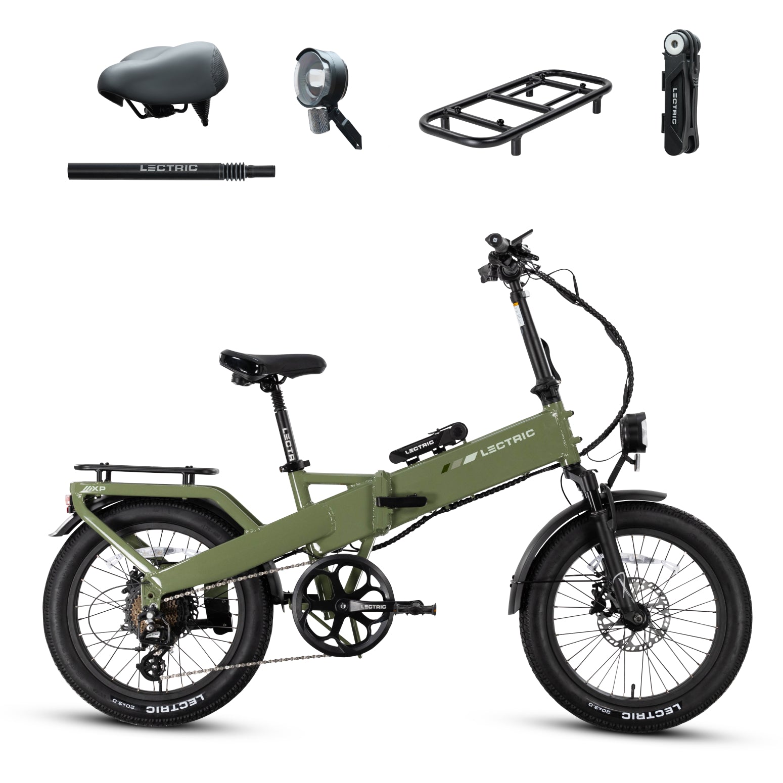 XP4 750 Pine Green + FREE LevelUp Rack, Comfort Seat, Suspension Seat Post, Elite Headlight, Bike Lock ($356 Value)、mySite、bearsvspackers