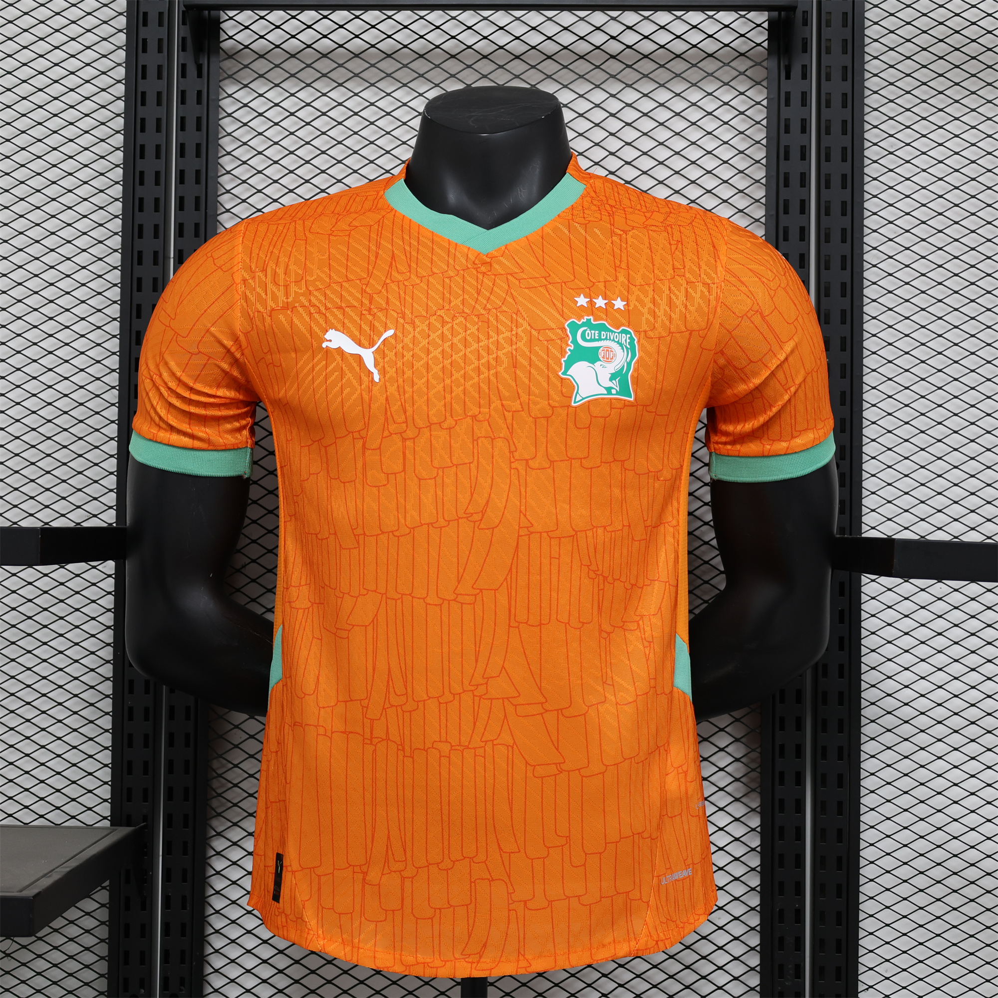 GlobeJersey-Ivory Coast 2024 Home Jersey - Player Version