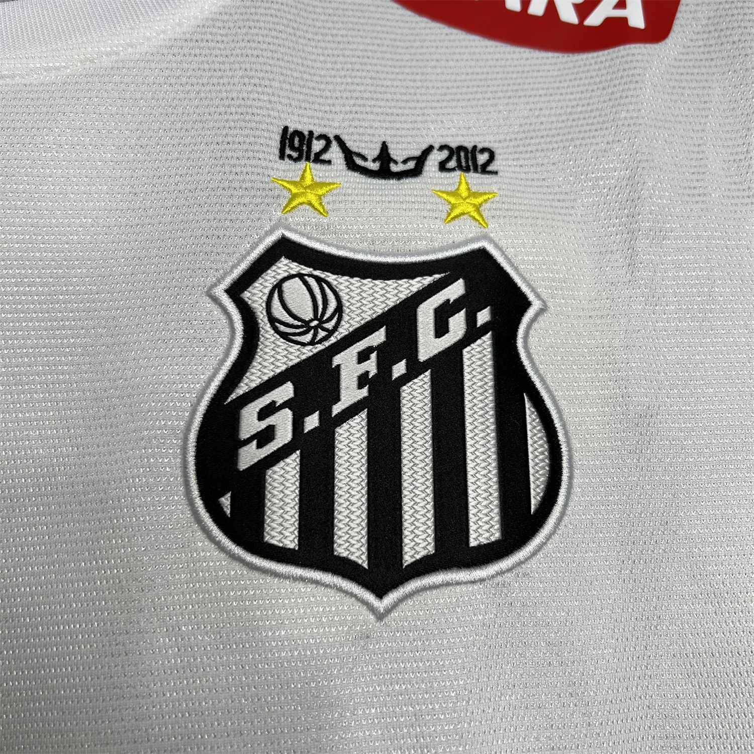 GlobeJersey-Retro Santos 2012 Centennial Home Jersey with SEARA Sponsor Patch
