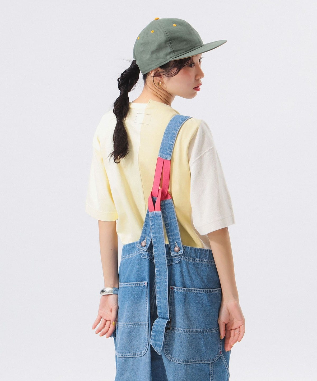 BEAMS x THE NORTH FACE PURPLE LABEL Asymmetric Logo T-shirt 25SS