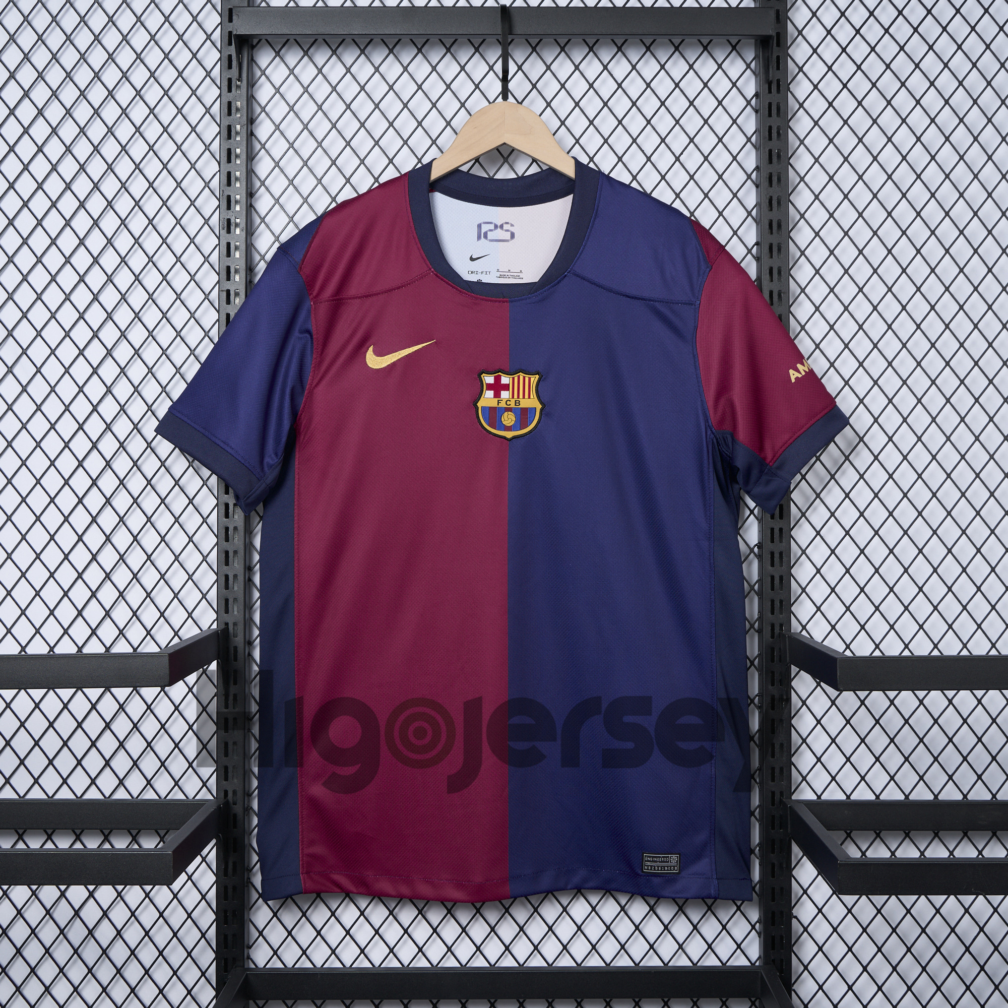 Higojerseys-Barcelona 24-25 Home Unsponsored Jersey - Fans Version
