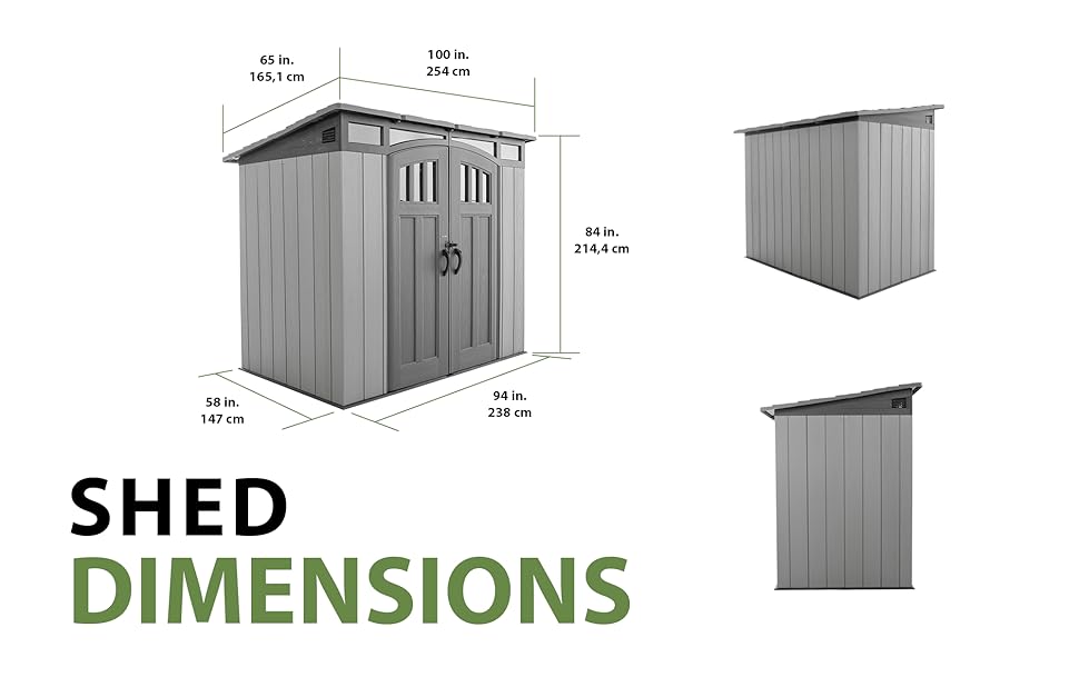shed dimensions