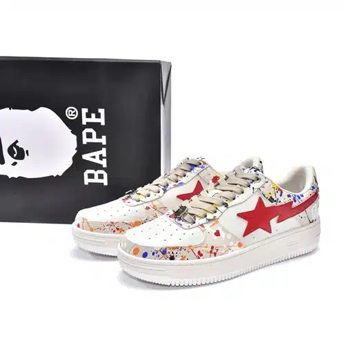 BAPESTA Sk8 Low Splash Ink Shoes、mysite、Cacoeks