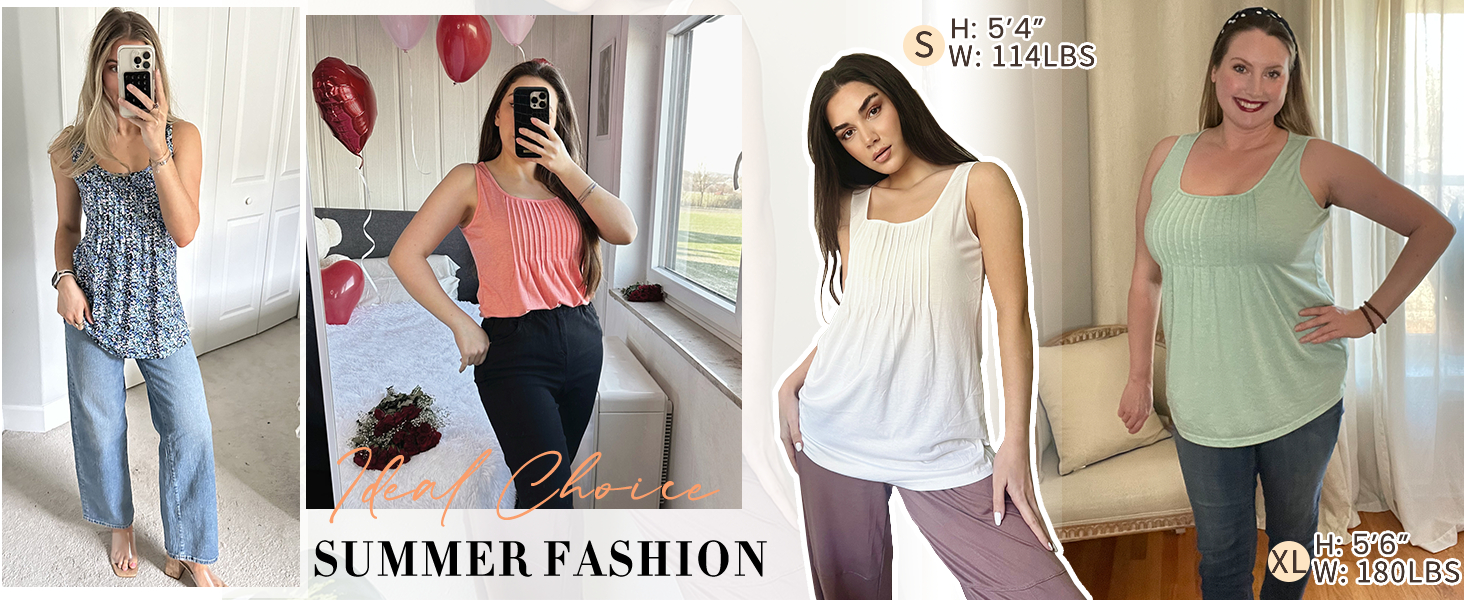 Square Neck Tank Top