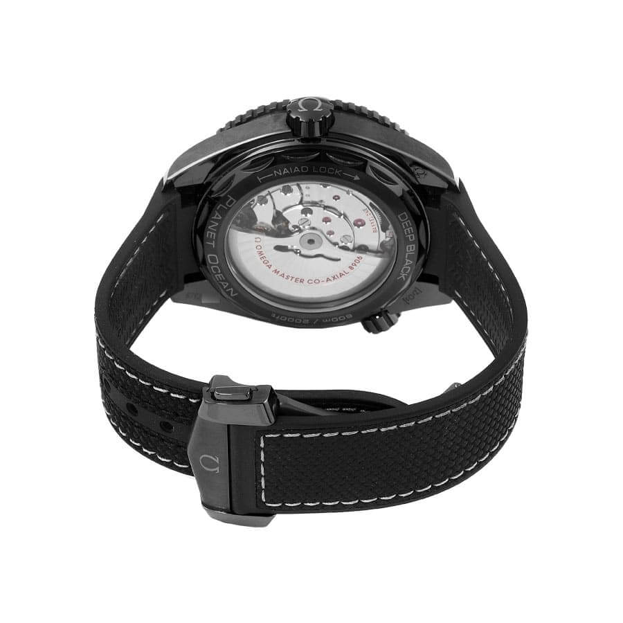 omega seamaster planet ocean steel ceramic 215 92 46 22 01 001 black dial replica12