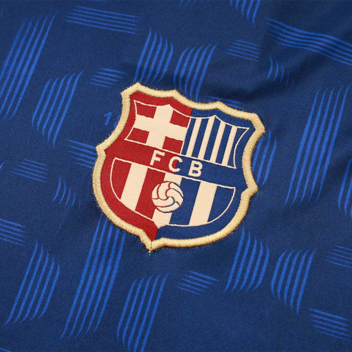 Higojerseys-Barcelona 24-25 Short-Sleeve Training Set - Royal Blue Top & Shorts