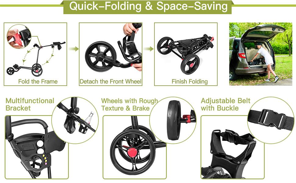 folding golf cart