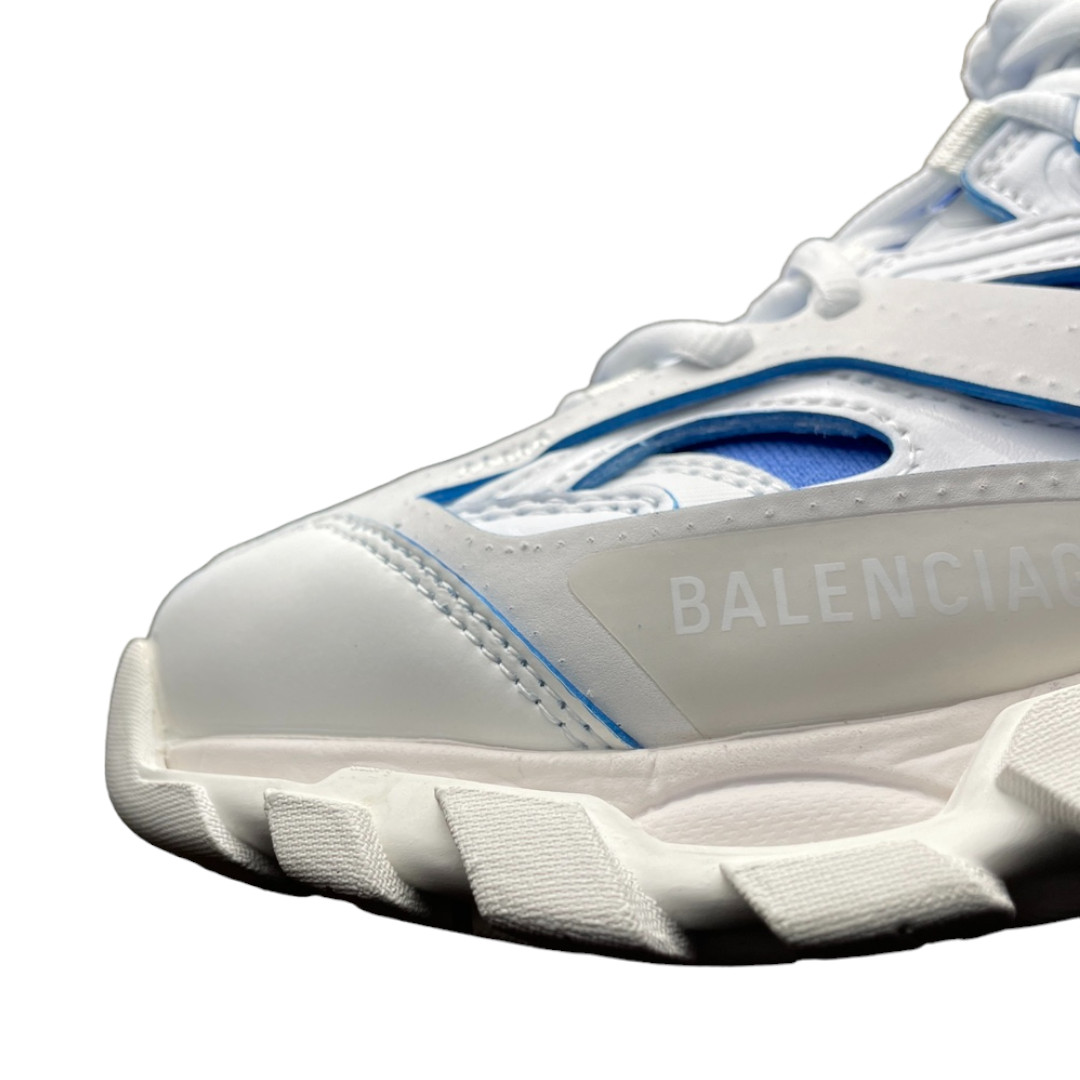 Balencaiga Track Sock Sneaker in White and Blue、mysite、Cacoeks