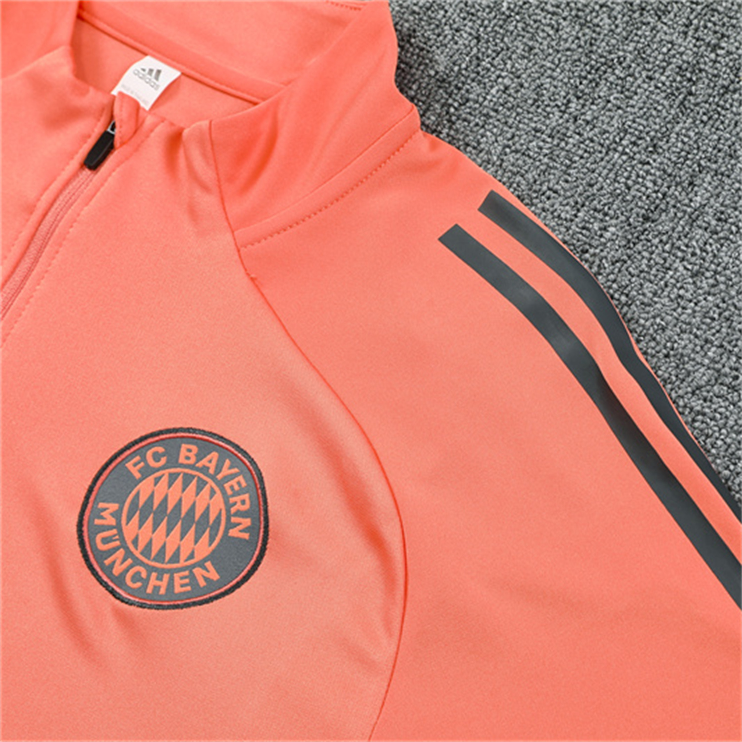UltraTrikot-Bayern Munich 25-26 Kid Long Sleeves Training Set - Orange Top & Gray Pants