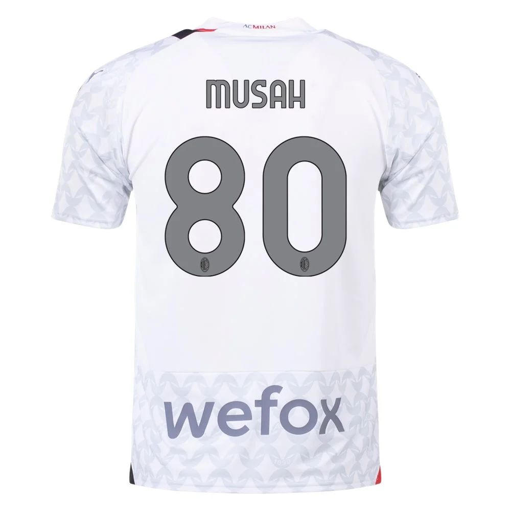 23/24 AC Milan #80 Yunus Musah Away Jersey-mysite Custom Football Kit- Nextkits