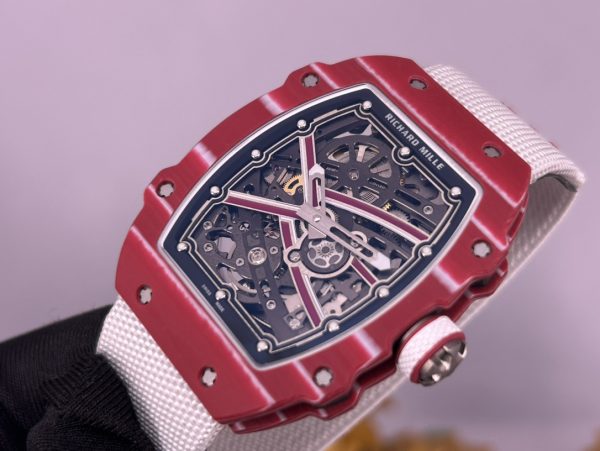 Richard Mille RM 67-02 Mutaz Barshim Super Clone Watch – Red Carbon Sports Replica