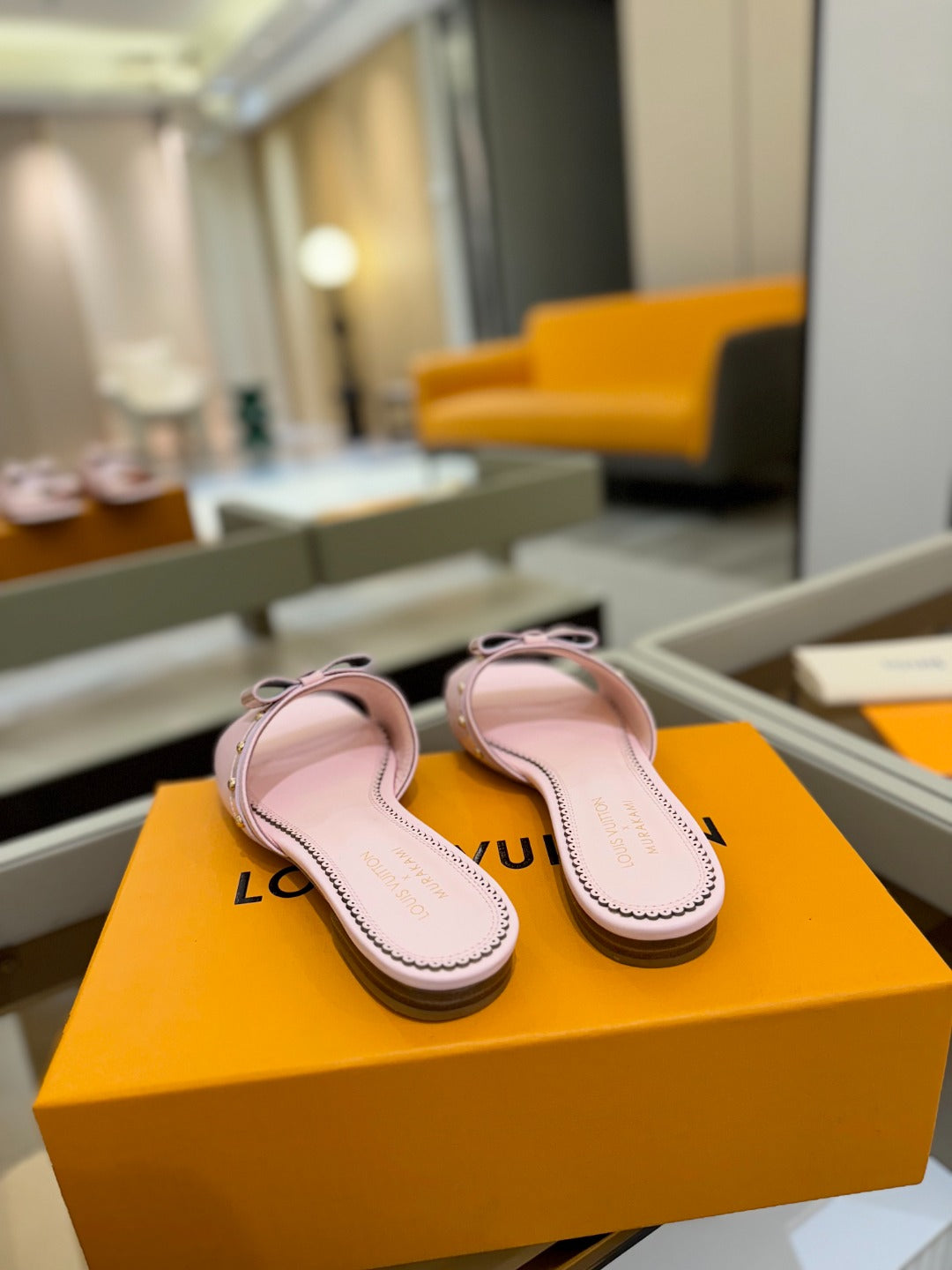 LV X TM 6AM FLAT MULE IN BABY PINK CALFSKIN、mysite、Cacoeks