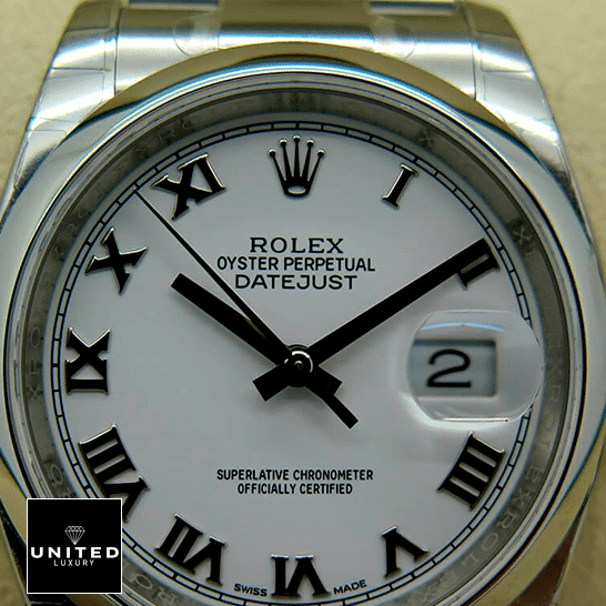 Rolex Oyster Perpetual Datejust White Dial 116200 Replica 4 Rolex Perpetual Datejust 116200 White Romen Numerial Dial Replica