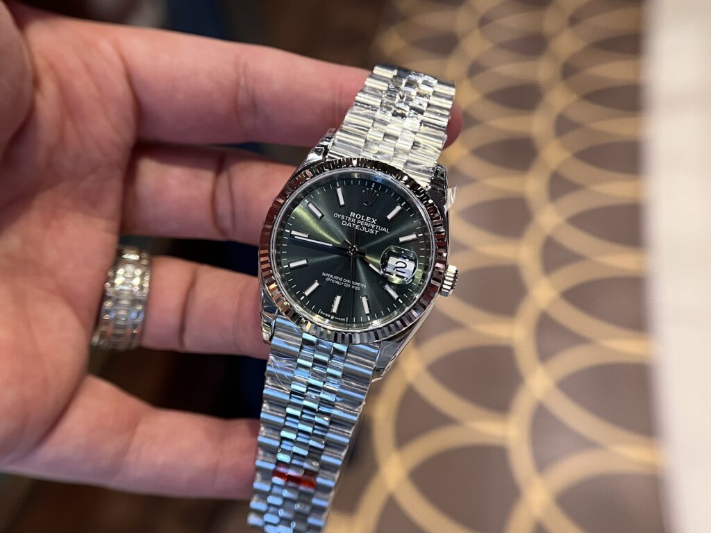 Đồng Hồ Rolex DateJust 126234 Replica 11 Màu Xanh Lá Cây 36mm (2)