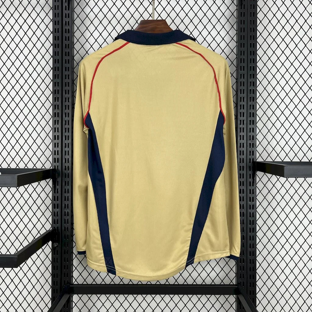 GlobeJersey-Retro Arsenal 2001-02 Away Long Sleeves Jersey