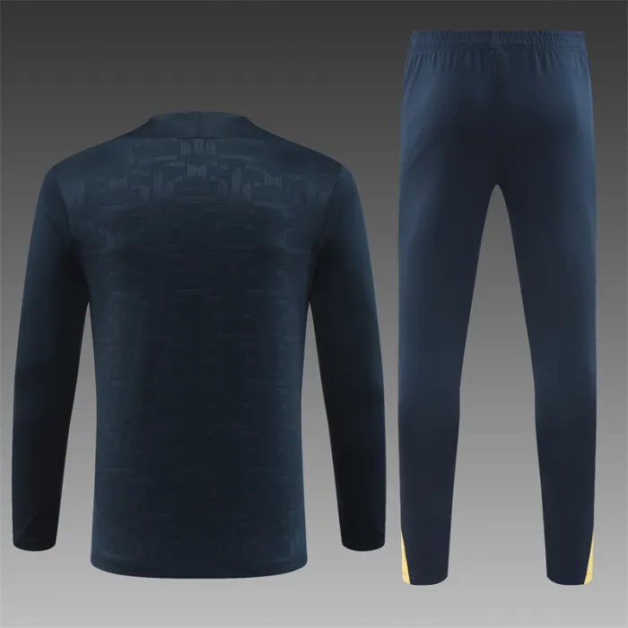 2024/2025 Barcelona Half Zip Training Suit Royal Blue Jersey Kit:football jersey mysite: unitedjerseyfootball 邓江浪:football