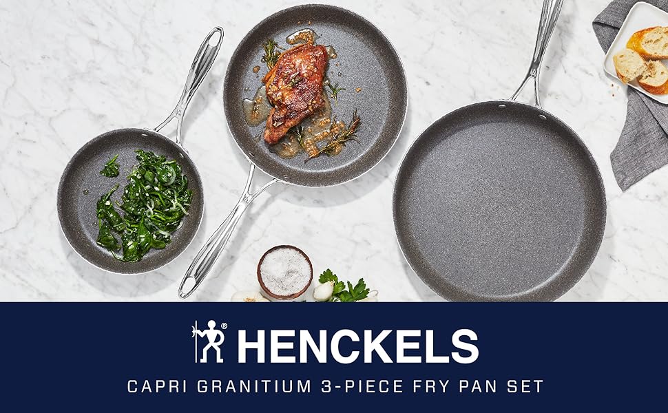 Henckels, Capri Granitium, cookware, nonstick, saute pan, fry pan