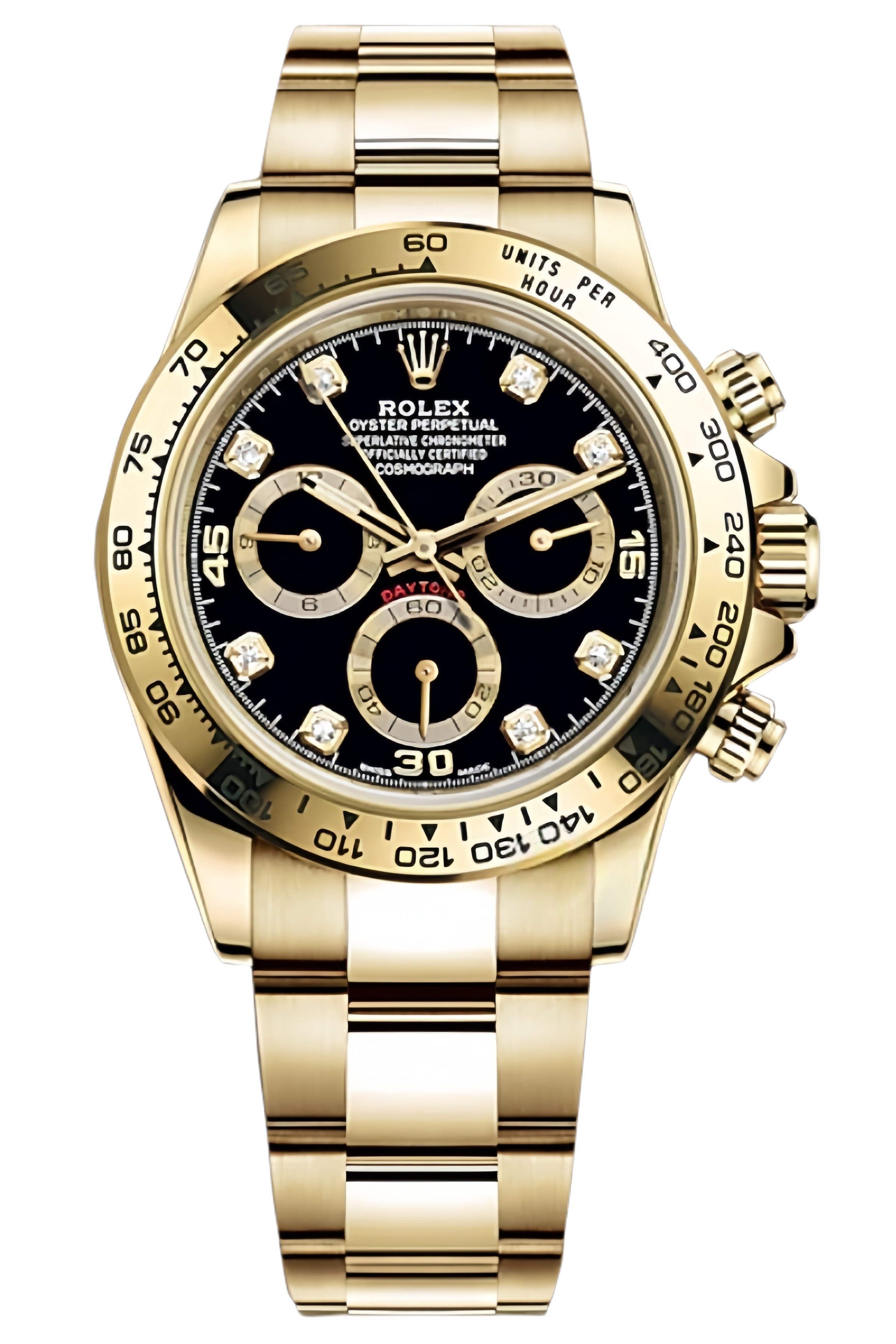 Rolex Daytona M116508-0016 Super Clone – Green Dial & Yellow Gold Case