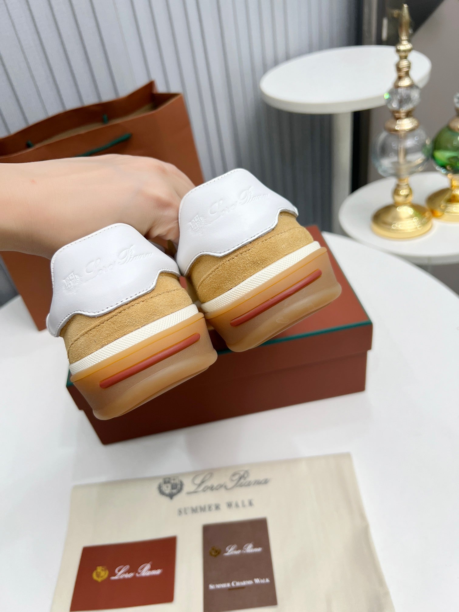 LP TENNIS WALK SNEAKERS TAWNY SUEDE、mysite、Cacoeks