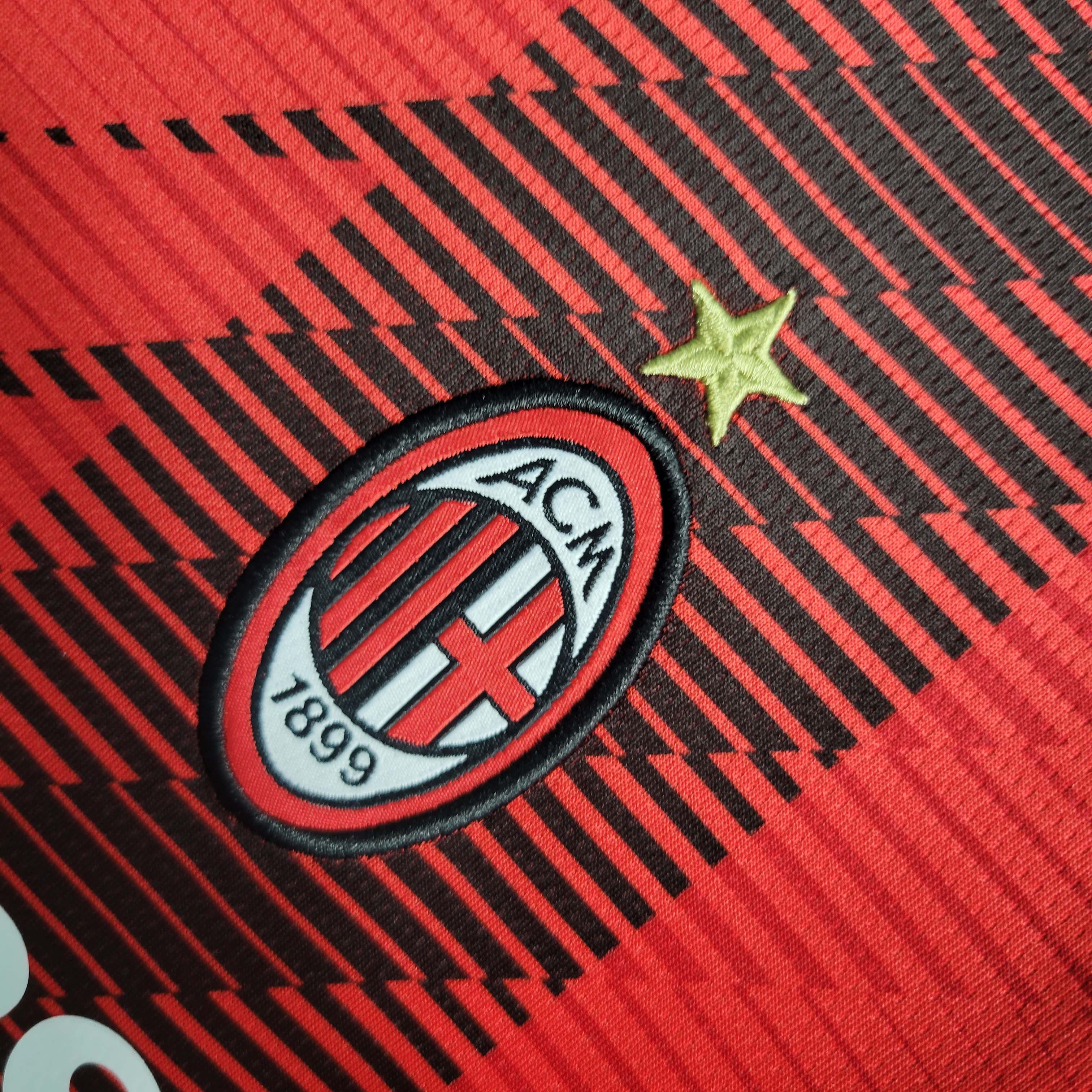 Kids Size 2023/2024 AC Milan Soccer Jersey Home 1:1 Thai Quality:football jersey mysite: unitedjerseyfootball 邓江浪:football