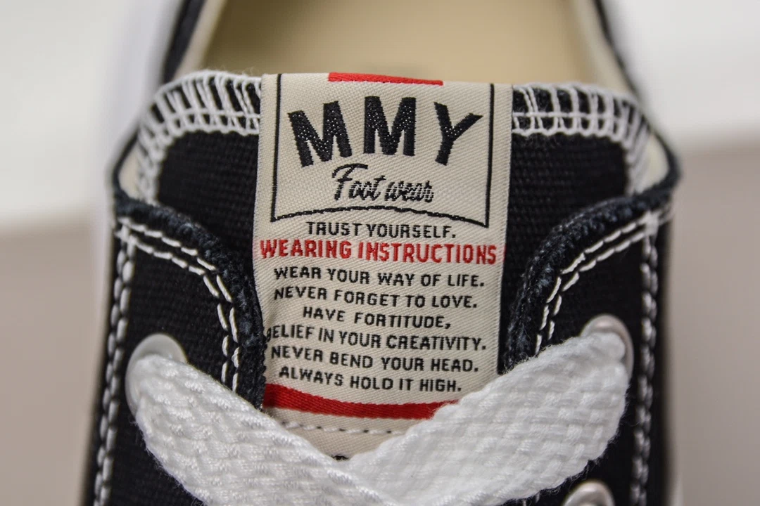 Maison Mihara Yasuhiro Hank OG Sole Canvas Low-top Sneaker Black、mysite、Cacoeks